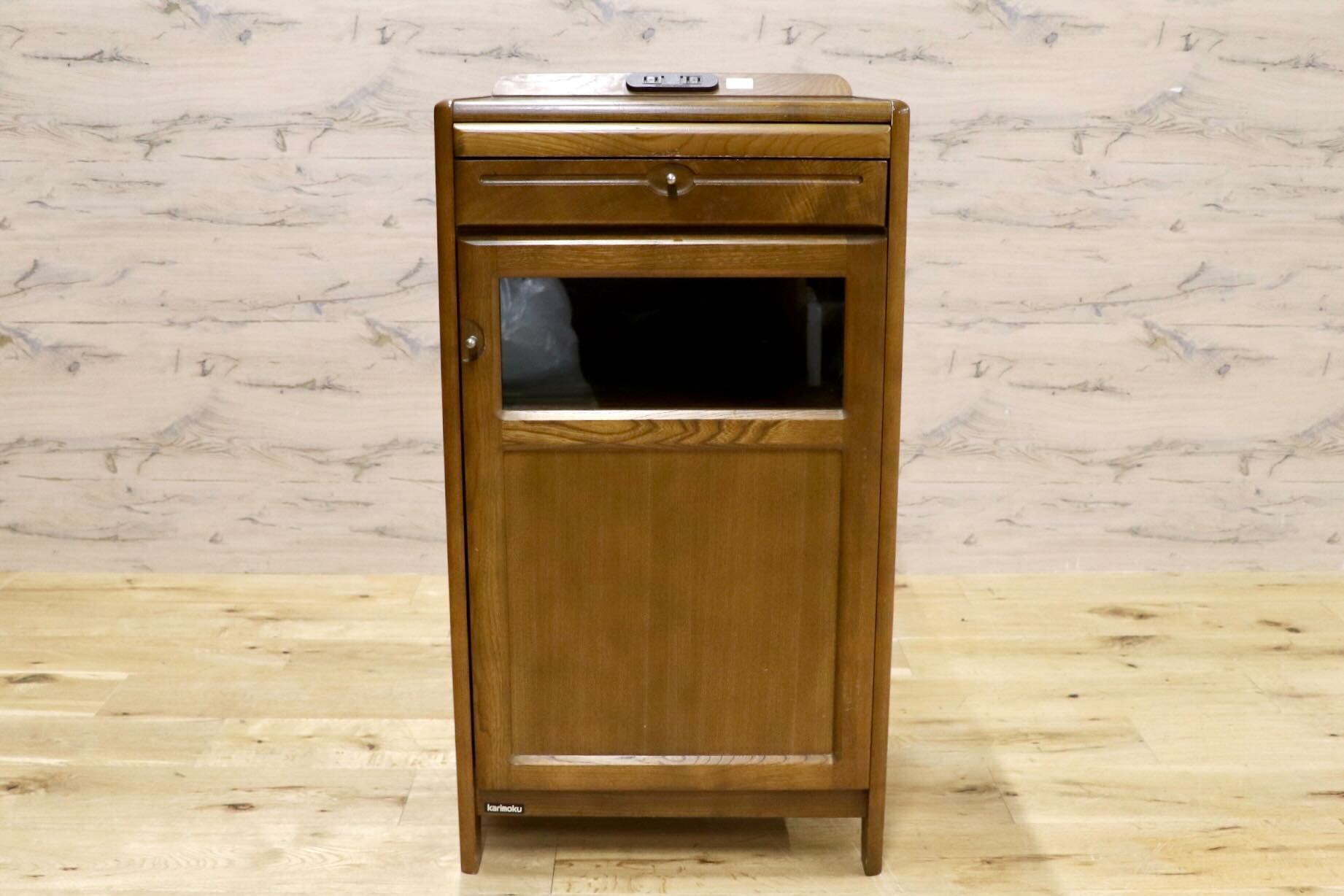 GMGH520○karimoku / カリモク Tell台 電話台 FAX台 キャビネット サイドキャビネット リビング収納 小物入れ コロニアル 国産家具