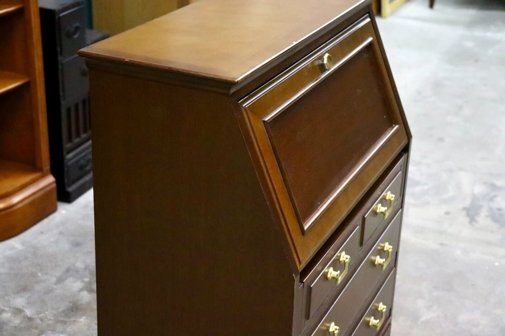 GMIK700○maruni / マルニ 地中海 ライティングビューロー デスク 書斎机 勉強机 収納 机 ヨーロピアン クラシック 定価約24万