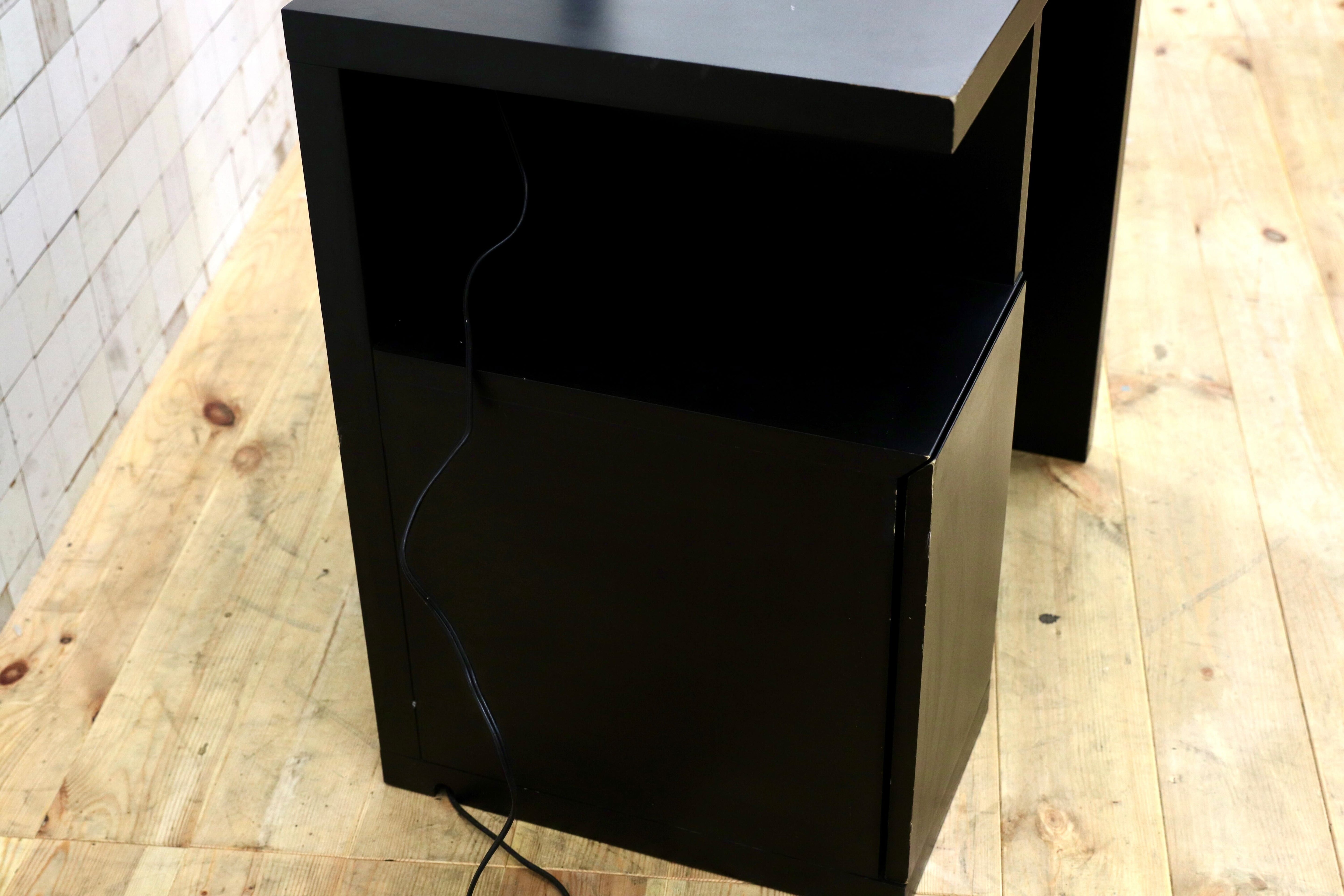 GMIH59○cassina ixc / カッシーナイクスシー LOGGIA ロッジア ドレッサー 鏡台 化粧台 ブラック イタリアモダン ヴィンテージ 村澤一晃