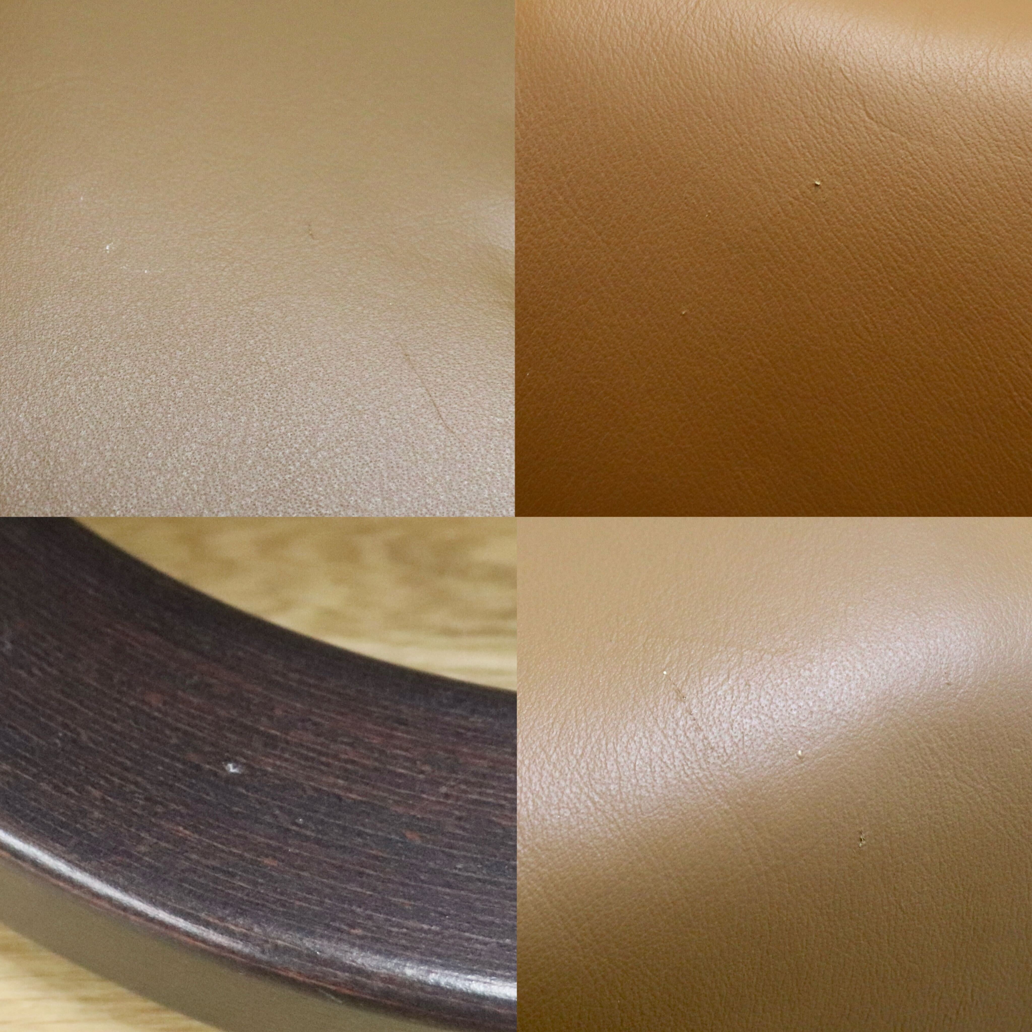 GMHH396○himolla / ヒモラ ゼロストレス フットスツール オットマン ドイツ IDC大塚家具 腰掛け 足置き 本革 展示品