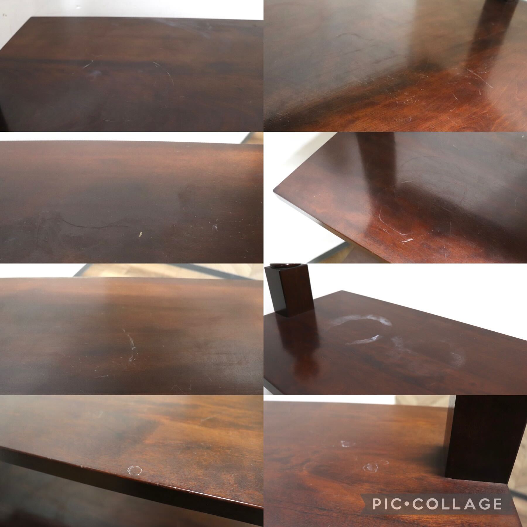 GMHN63○民芸家具 シェルフ 飾り棚 店舗什器 ミズメザクラ 無垢 アンティーク レトロ 和家具 和モダン 検) 松本民芸家具