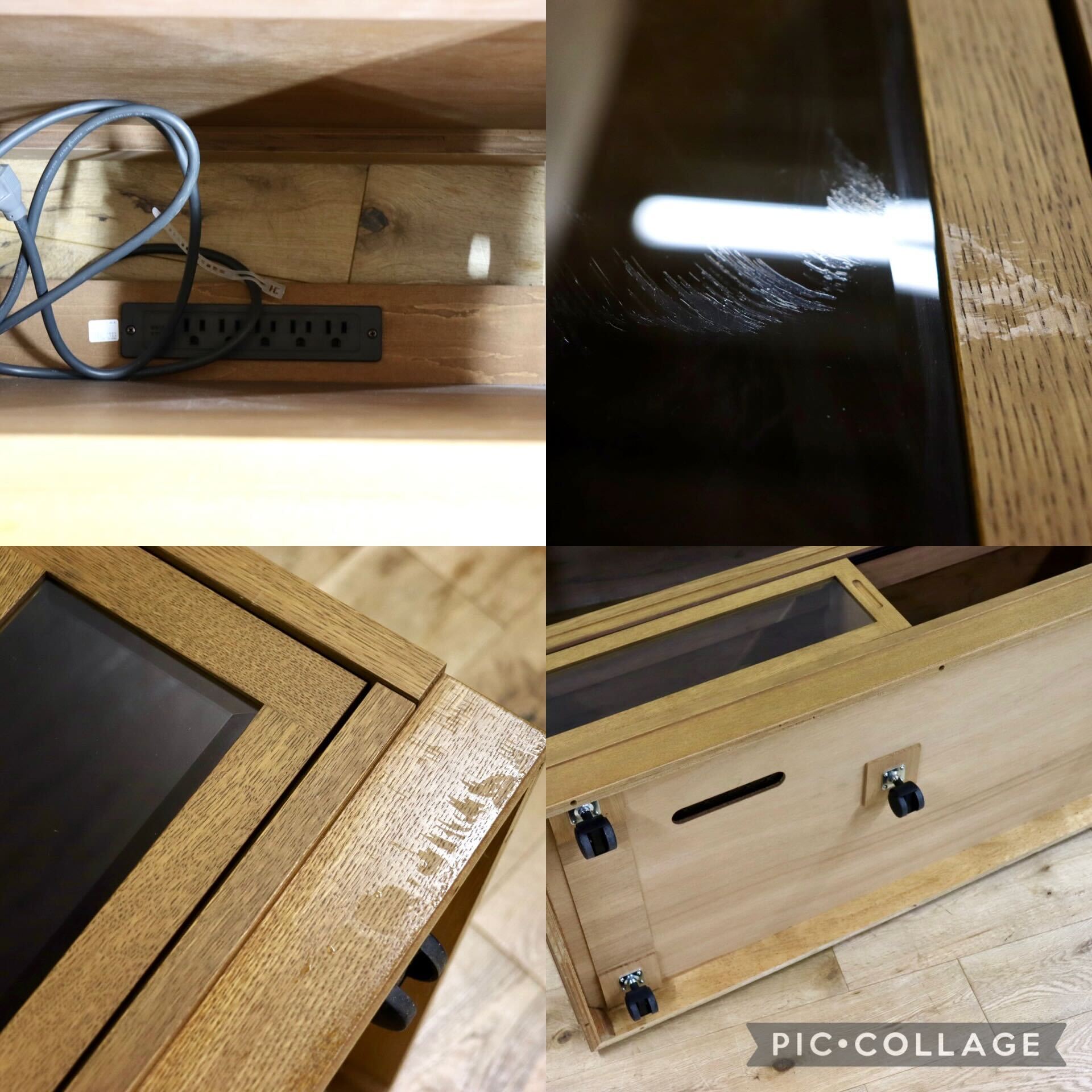 GMHH379○karimoku / カリモク HU5600 TVボード AVボード ローボード リビング収納 ナチュラル オーク材 展示品