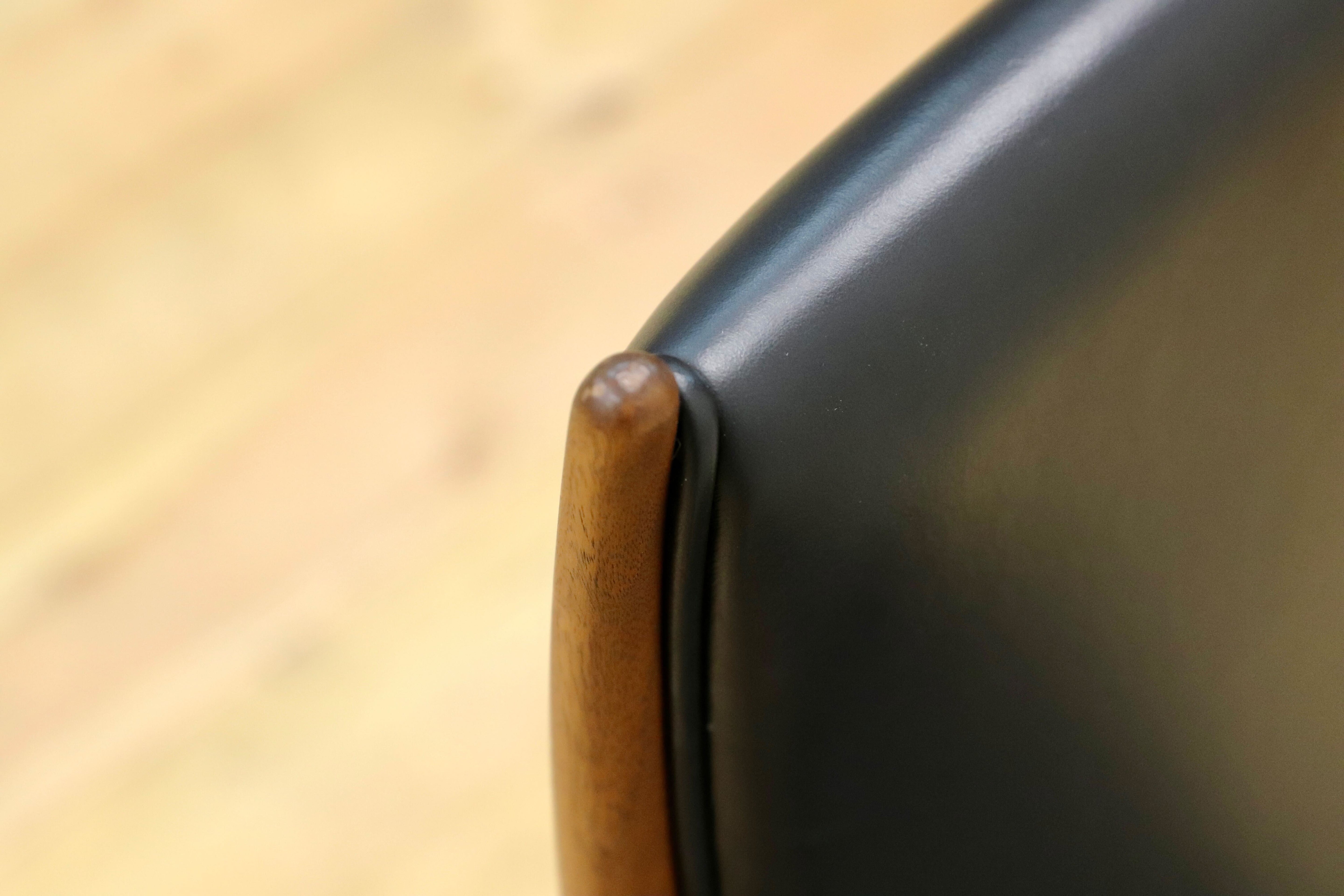 GMHK564A○匠工芸 / TAKUMI CREER dining high back chair クレール ウォールナット 本革 ダイニングチェア 定価約28.3万 展示品