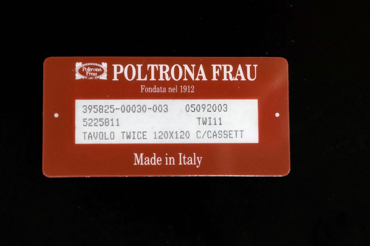 GMJS309○Poltrona Frau / ポルトローナ・フラウ TWICE トゥワイス リビングテーブル ピエルルイジ・チェッリ イタリアヴィンテージ 約90万