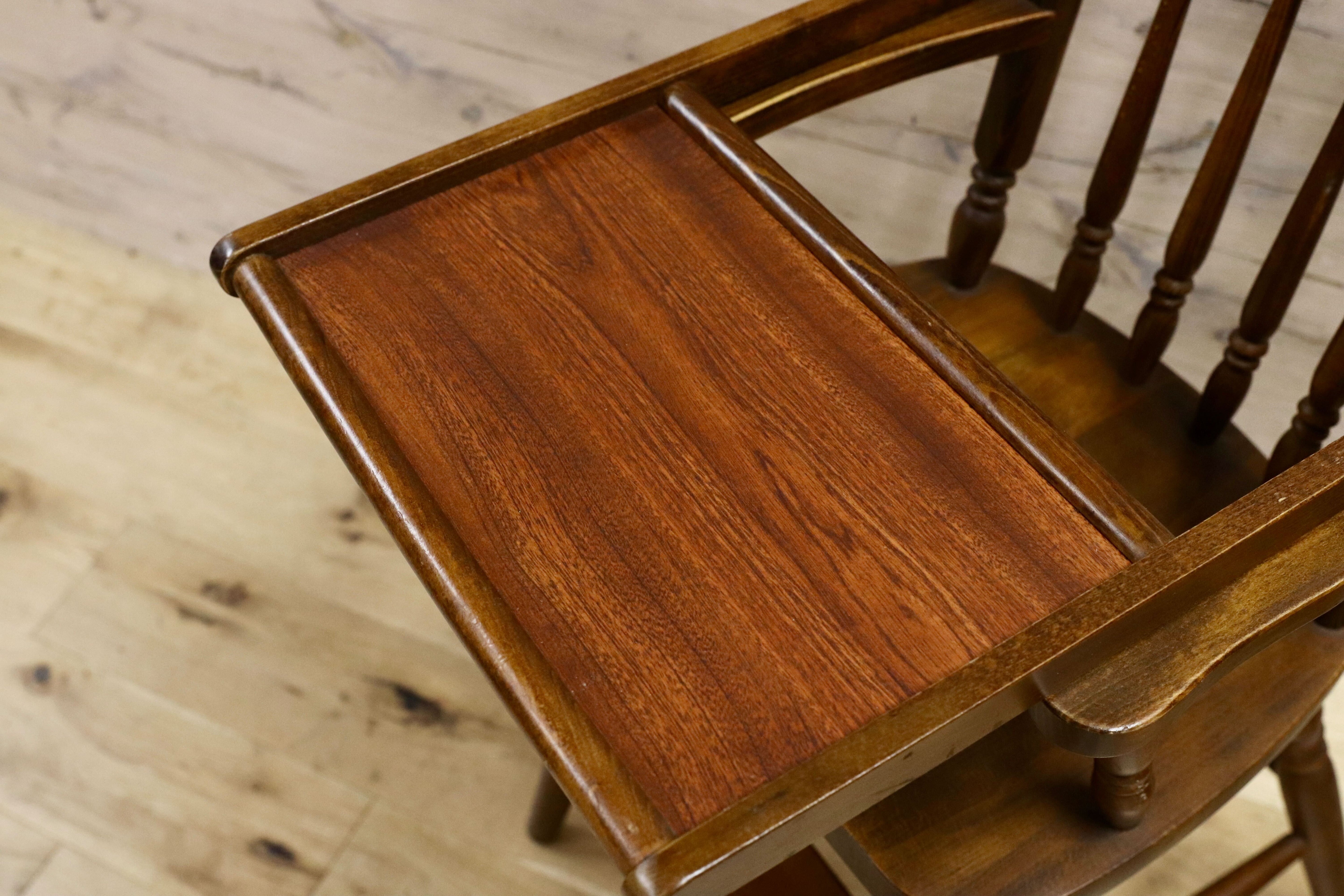 GMHH76○柏木工 / KASHIWA ベビーチェア 子供椅子 アンティーク ヴィンテージ 飛騨家具 レトロ