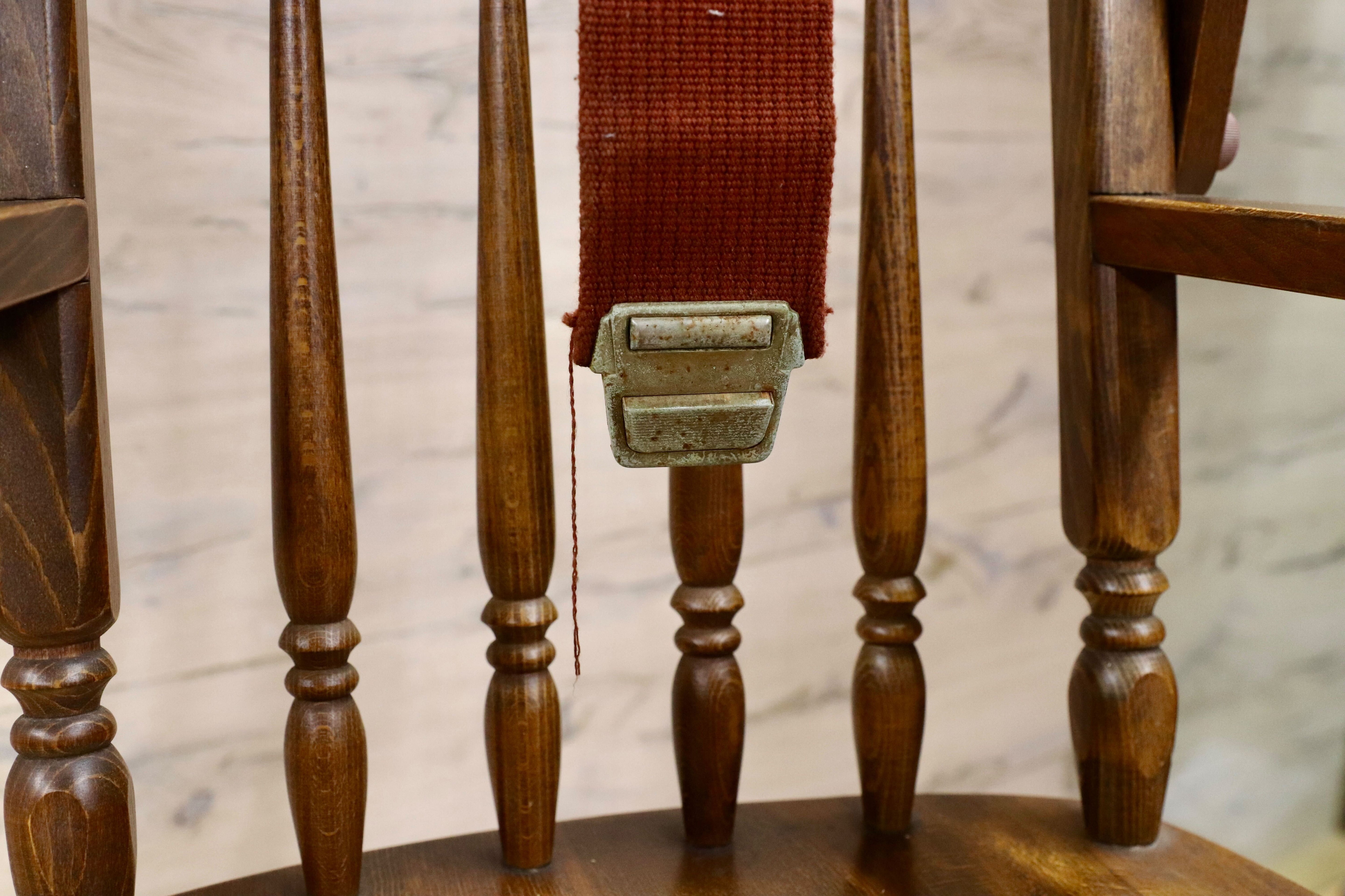 GMHH76○柏木工 / KASHIWA ベビーチェア 子供椅子 アンティーク ヴィンテージ 飛騨家具 レトロ