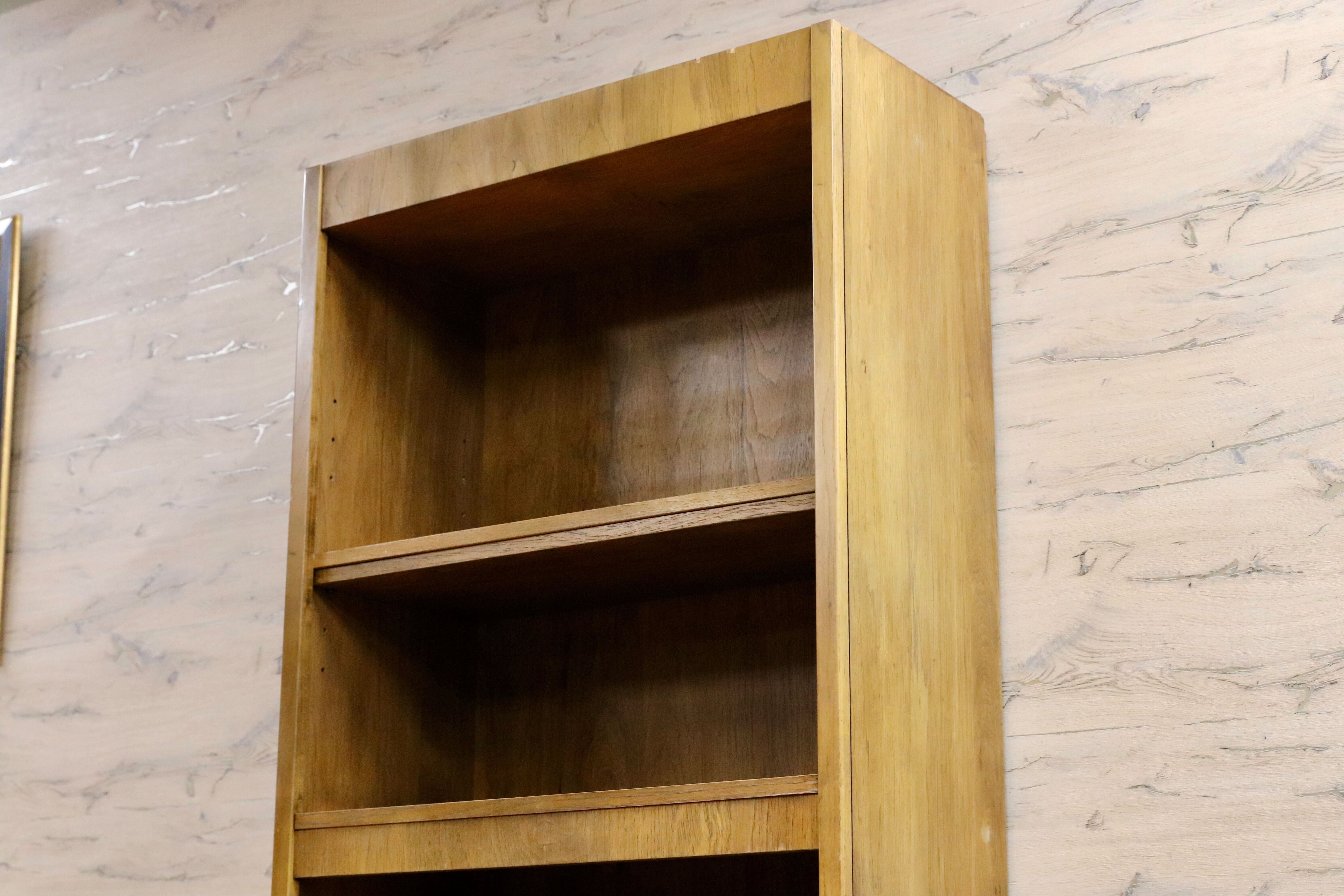 GMIK684○ドレクセル風 アメリカ ヴィンテージ ブックシェルフ ブックキャビネット ラック 棚 キャビネット 書棚 本棚 US