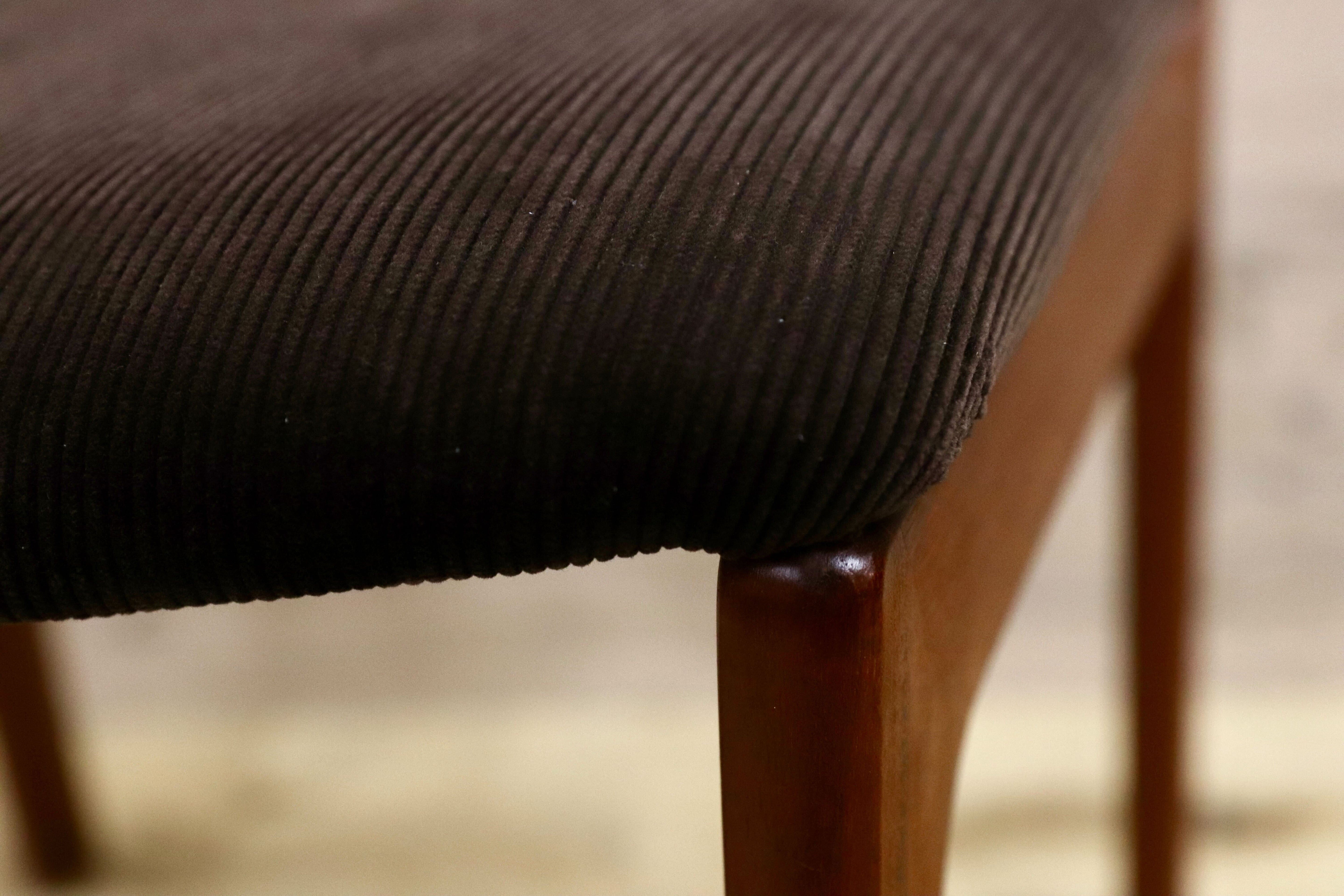 GMHH74○D-Scan ダイニングチェア 椅子 チーク無垢材 北欧 デンマーク 稀少 ヴィンテージ 張替えリペア済 検)JLモラー