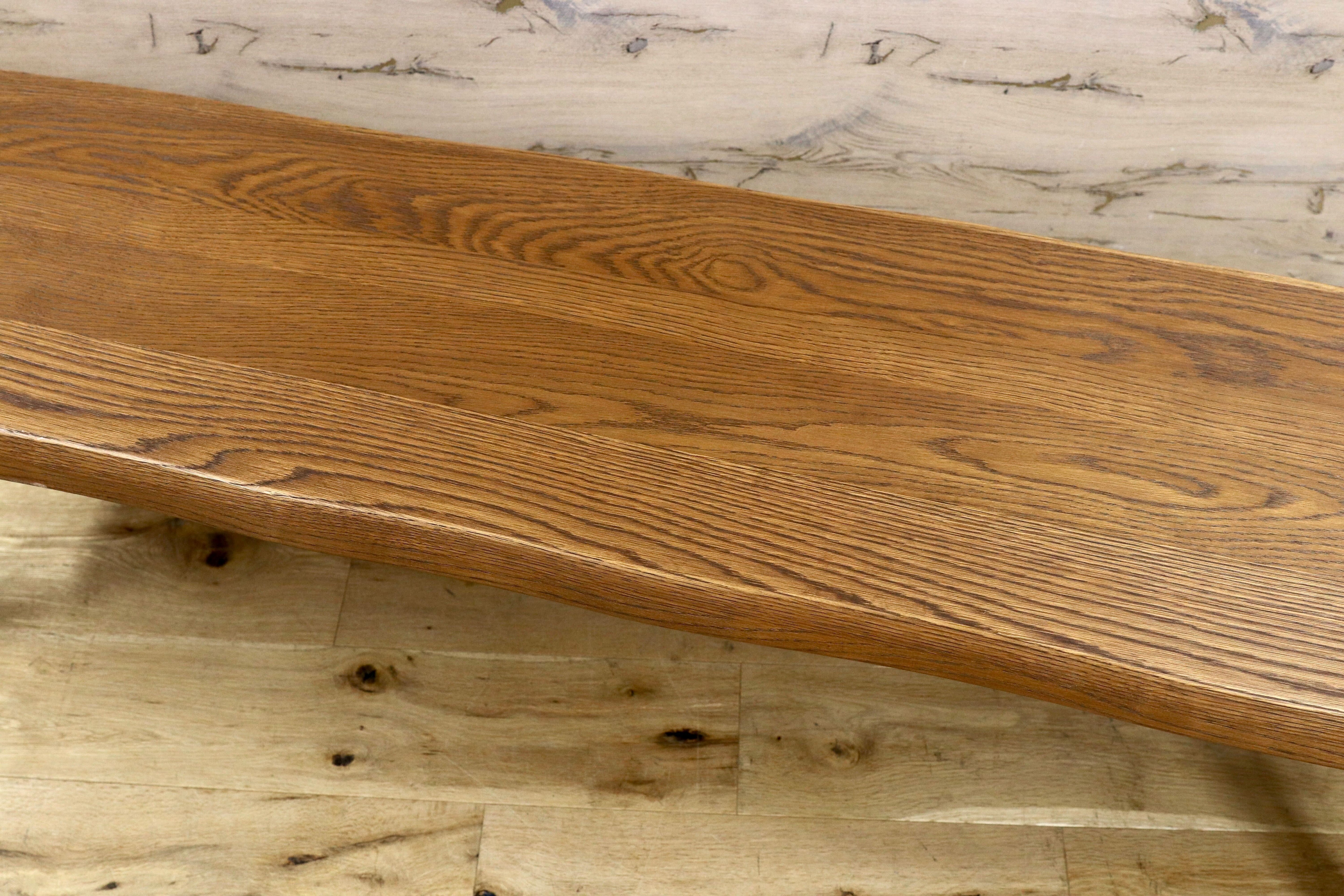 GMHH78○オーク無垢材 ダイニングチェア 椅子 長椅子 ベンチ 和モダン レトロ カントリー カフェ ノスタルジック