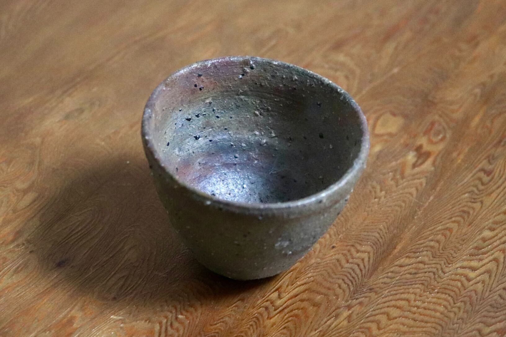 GMIO511G◯市野悟窯 市野哲次 丹波焼 ぐいのみ 酒器 陶器 丹波篠山 伝統工芸 未使用