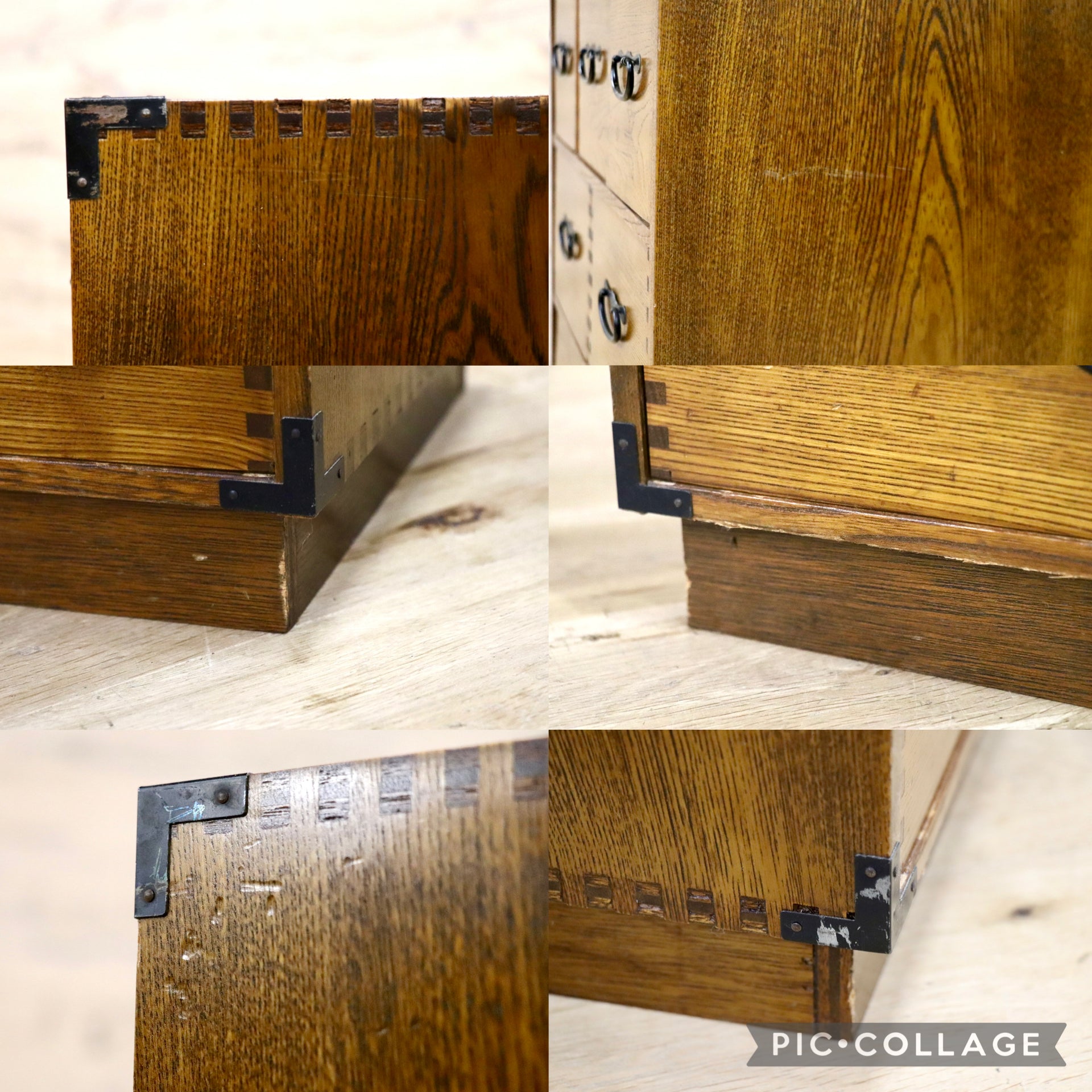 GMJH169A○民芸家具 整理箪笥 チェスト 収納家具 多段チェスト スリムチェスト 和家具 古民家 和室 和モダン レトロ