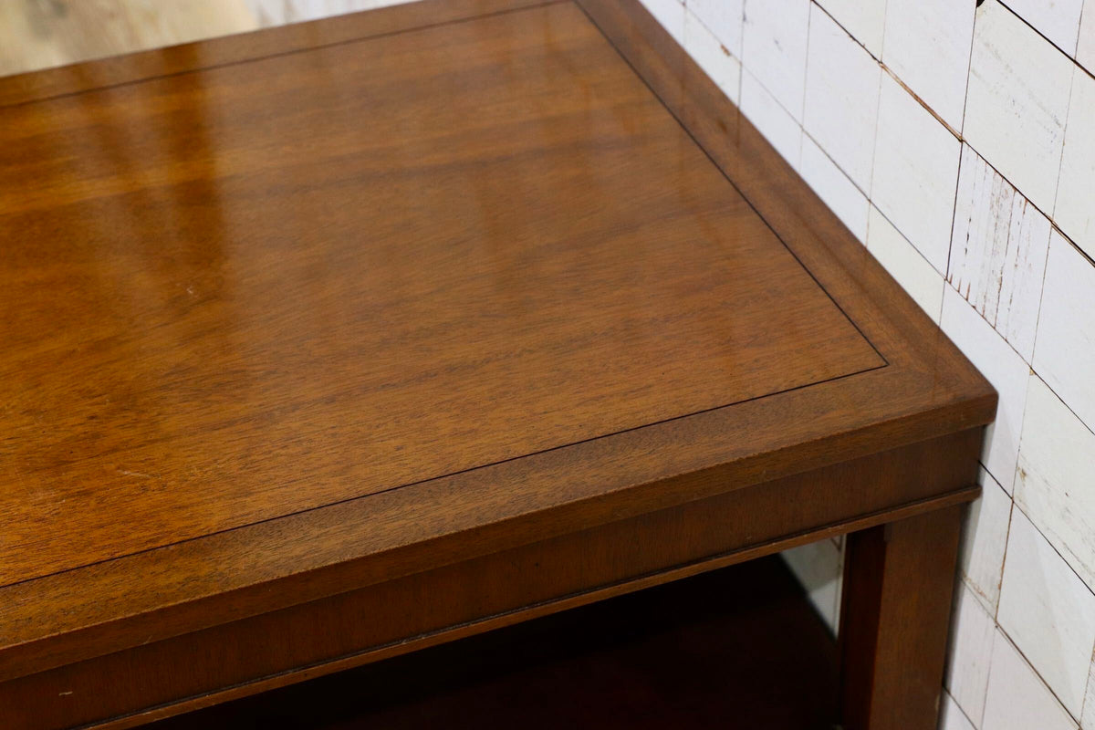 GMJH384○DREXEL HERITAGE / ドレクセルヘリテイジ Triune トライユン サイドテーブル マホガニー ヴィンテージ 定価約21万円 稀少