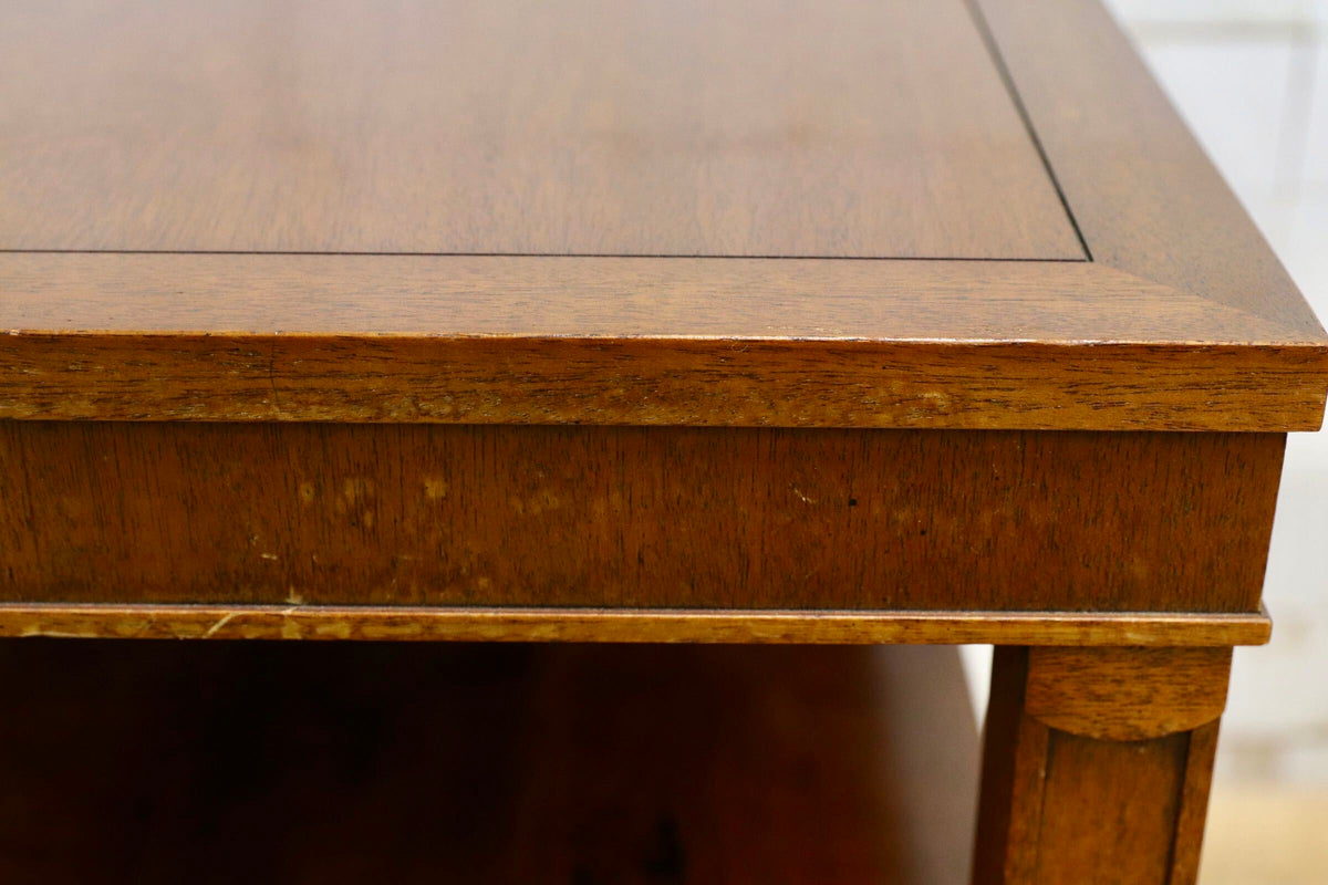 GMJH384○DREXEL HERITAGE / ドレクセルヘリテイジ Triune トライユン サイドテーブル マホガニー ヴィンテージ 定価約21万円 稀少
