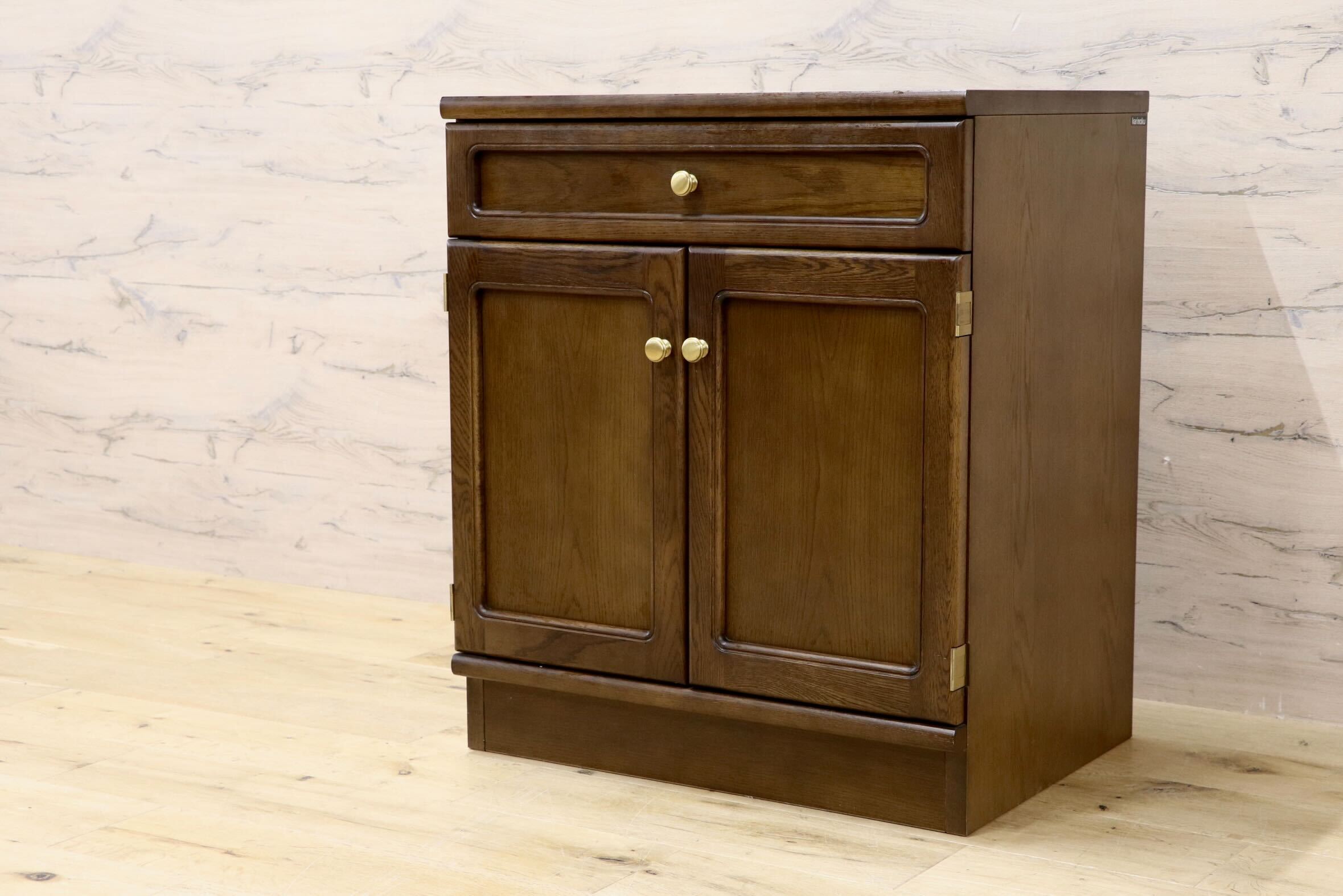 GMIK889A○karimoku / カリモク キャビネット サイドキャビネット 収納家具 引き出し ヴィンテージ クラシック 木製 国産家具