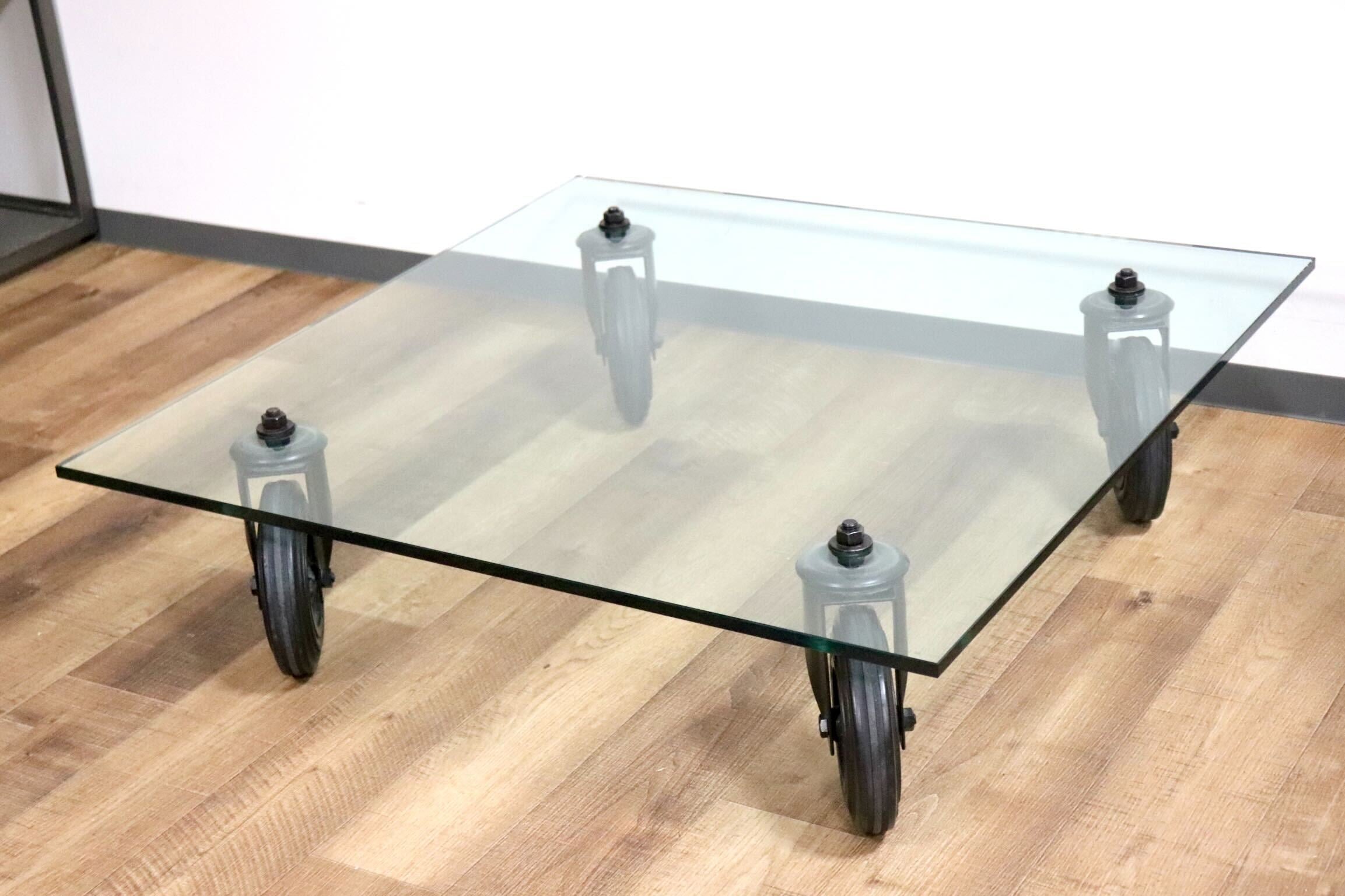 GMHN214○Cassina ixc / カッシーナ FontanaArte フォンタナアルテ ガラステーブル イタリア モダン 廃番 名作 希少