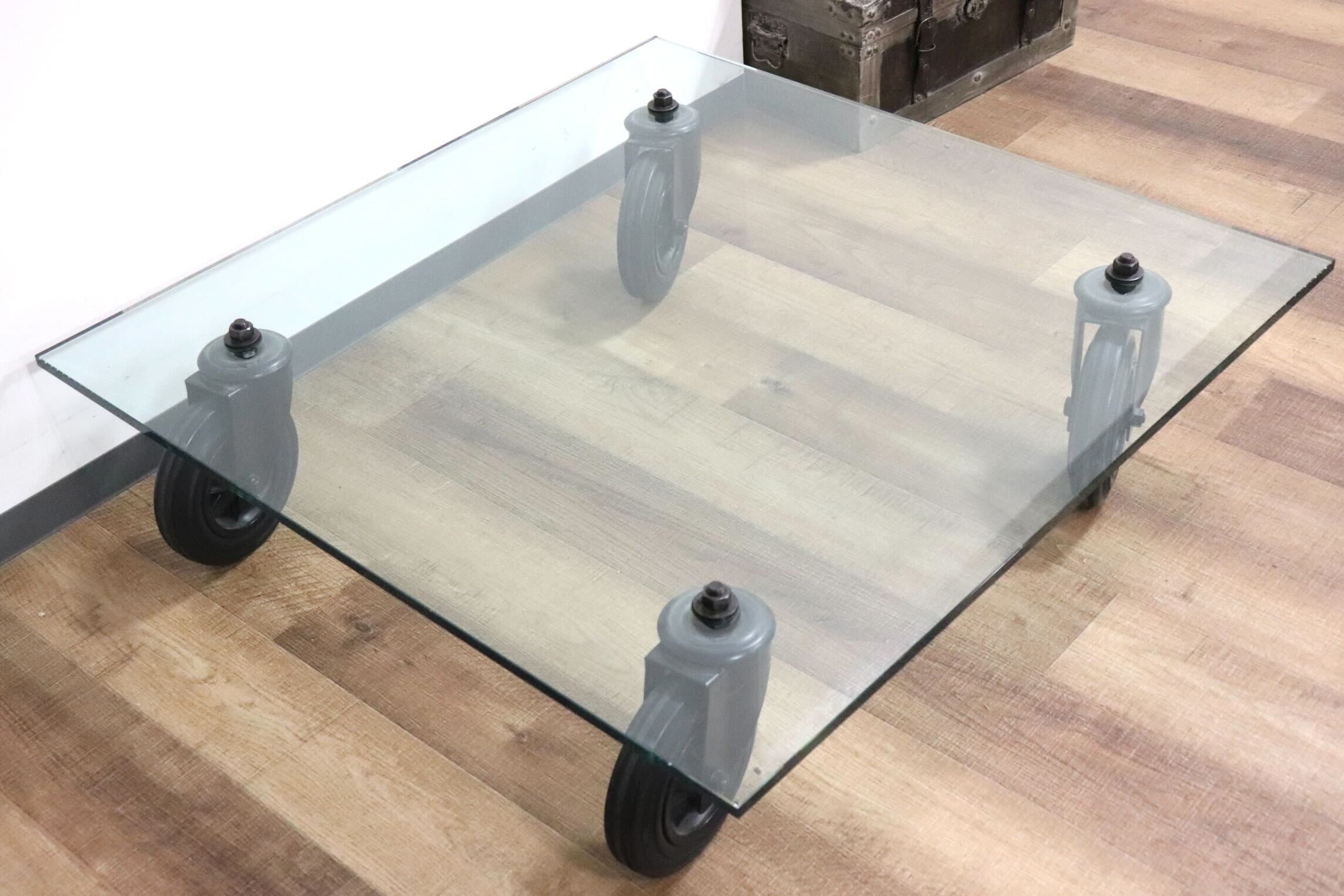 GMHN214○Cassina ixc / カッシーナ FontanaArte フォンタナアルテ ガラステーブル イタリア モダン 廃番 名作 希少