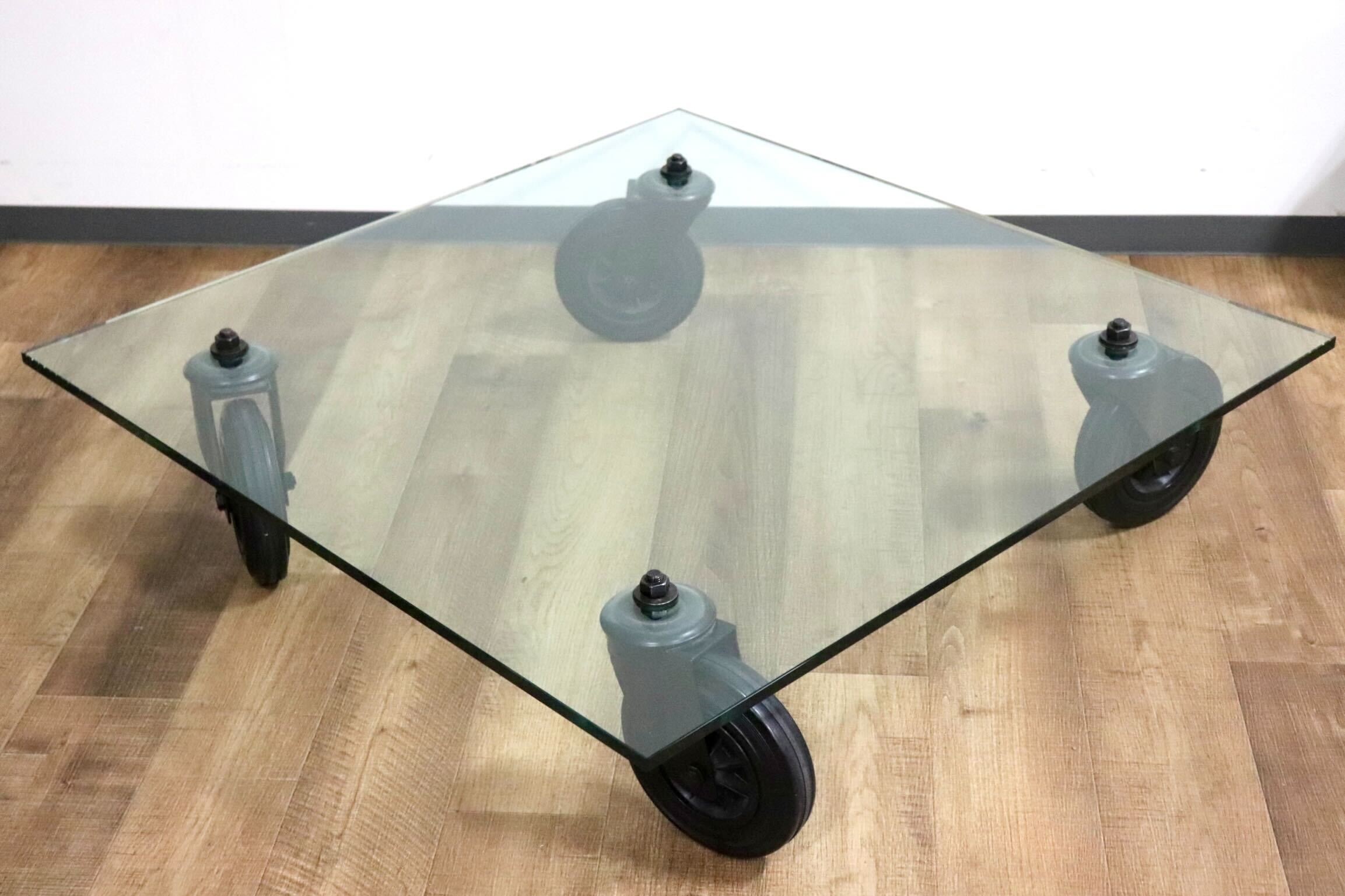 GMHN214○Cassina ixc / カッシーナ FontanaArte フォンタナアルテ ガラステーブル イタリア モダン 廃番 名作 希少