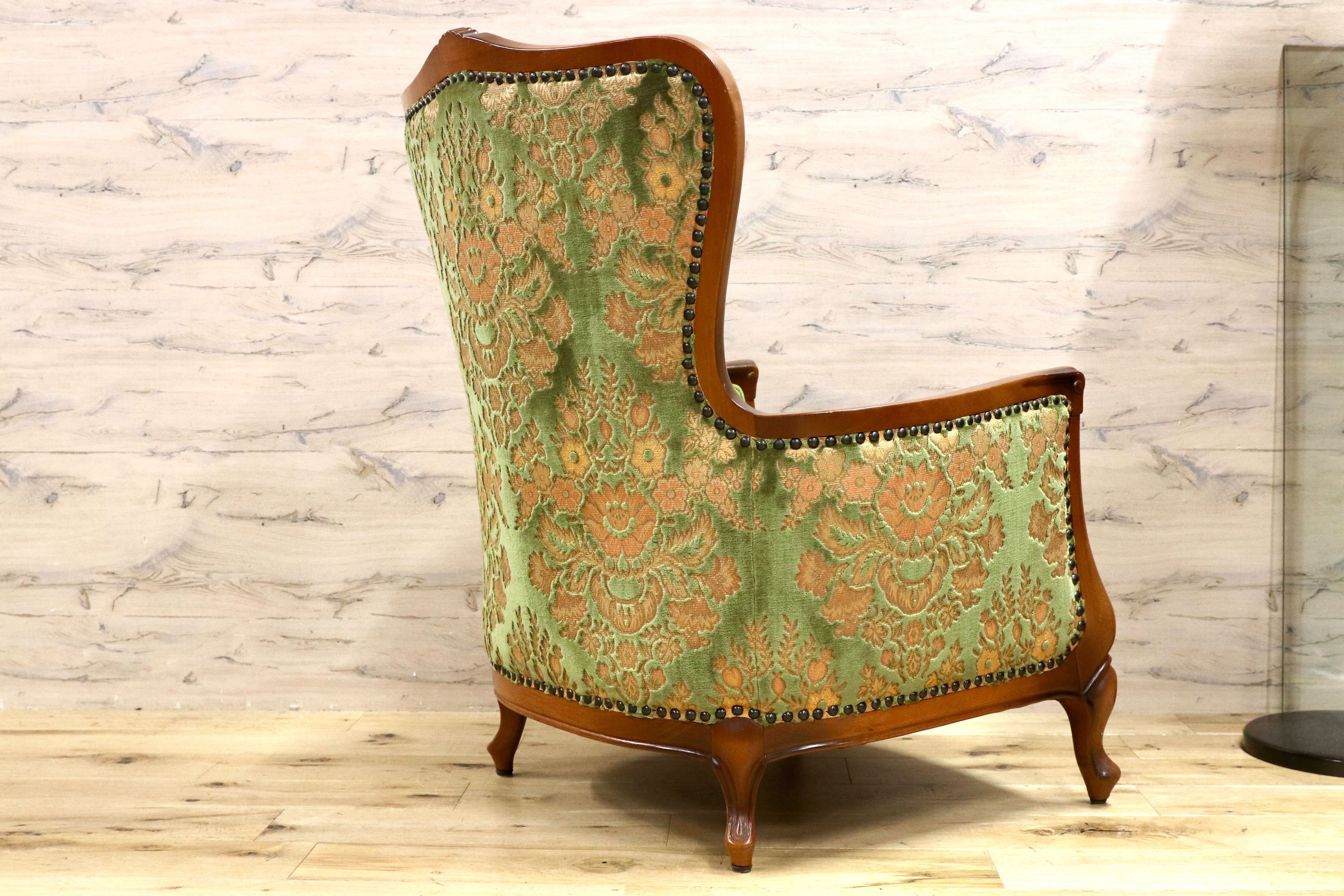 GMHH73A○maruni / マルニ オールドマルニ 1人掛けソファ シングルソファ ラウンジチェア クラシック 応接 ハイバックチェア