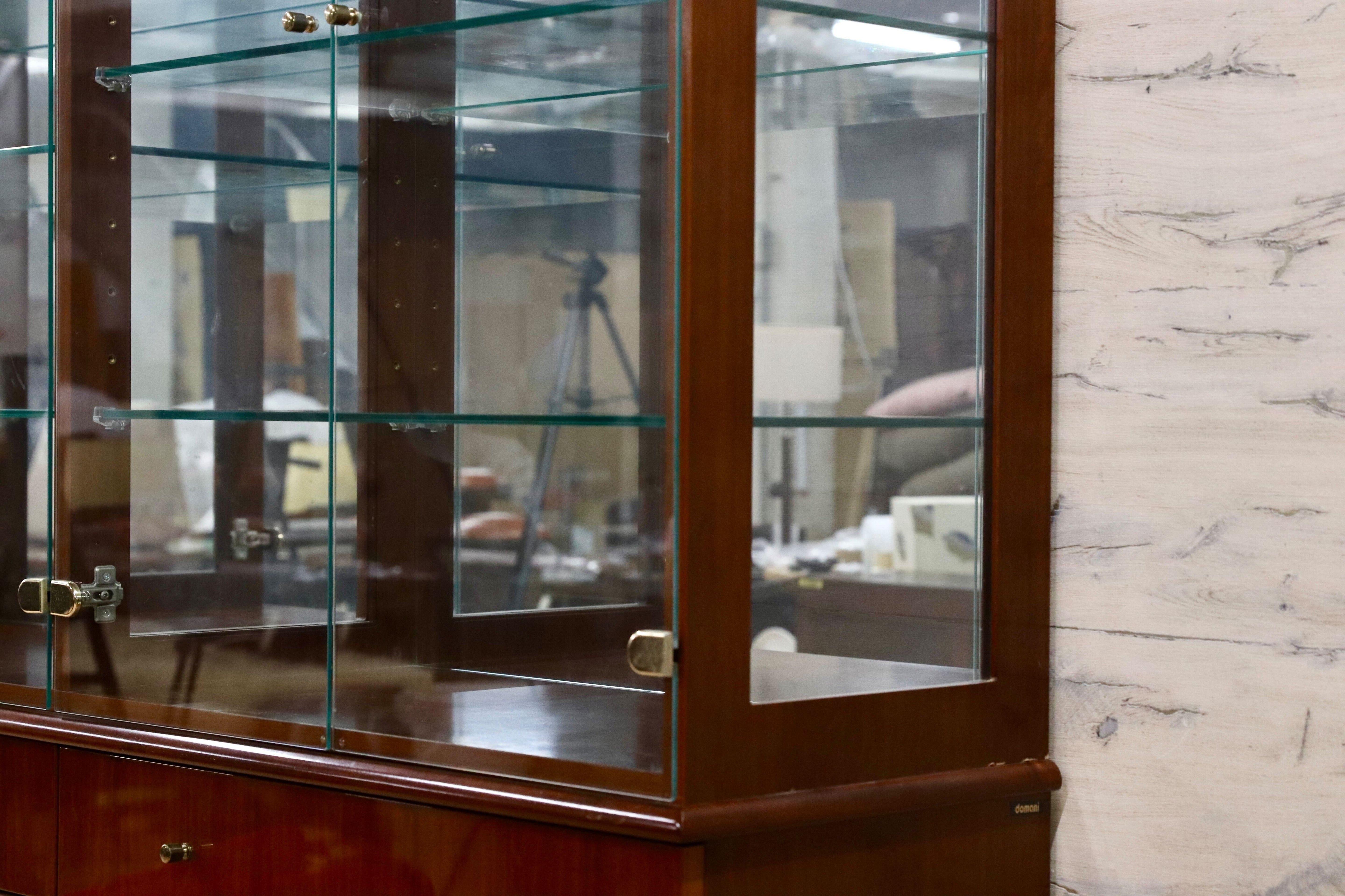 GMHK455○domani / ドマーニ Forza フォルザ 飾り棚 キャビネット リビングボード ダニエラ材 カリモク最高峰 定価約121万