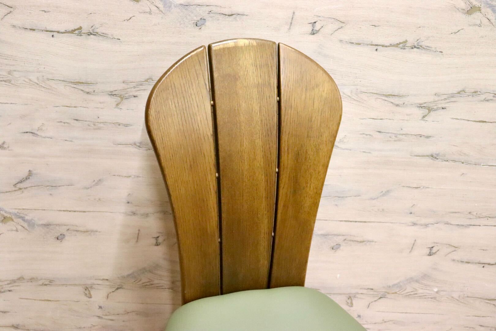 GMHS200A○浜本工芸 / HAMAMOTO ダイニングチェア 食卓椅子 合皮 楢材 無垢 2脚セット モダン