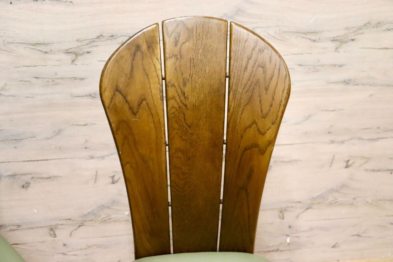 GMHS200A○浜本工芸 / HAMAMOTO ダイニングチェア 食卓椅子 合皮 楢材 無垢 2脚セット モダン