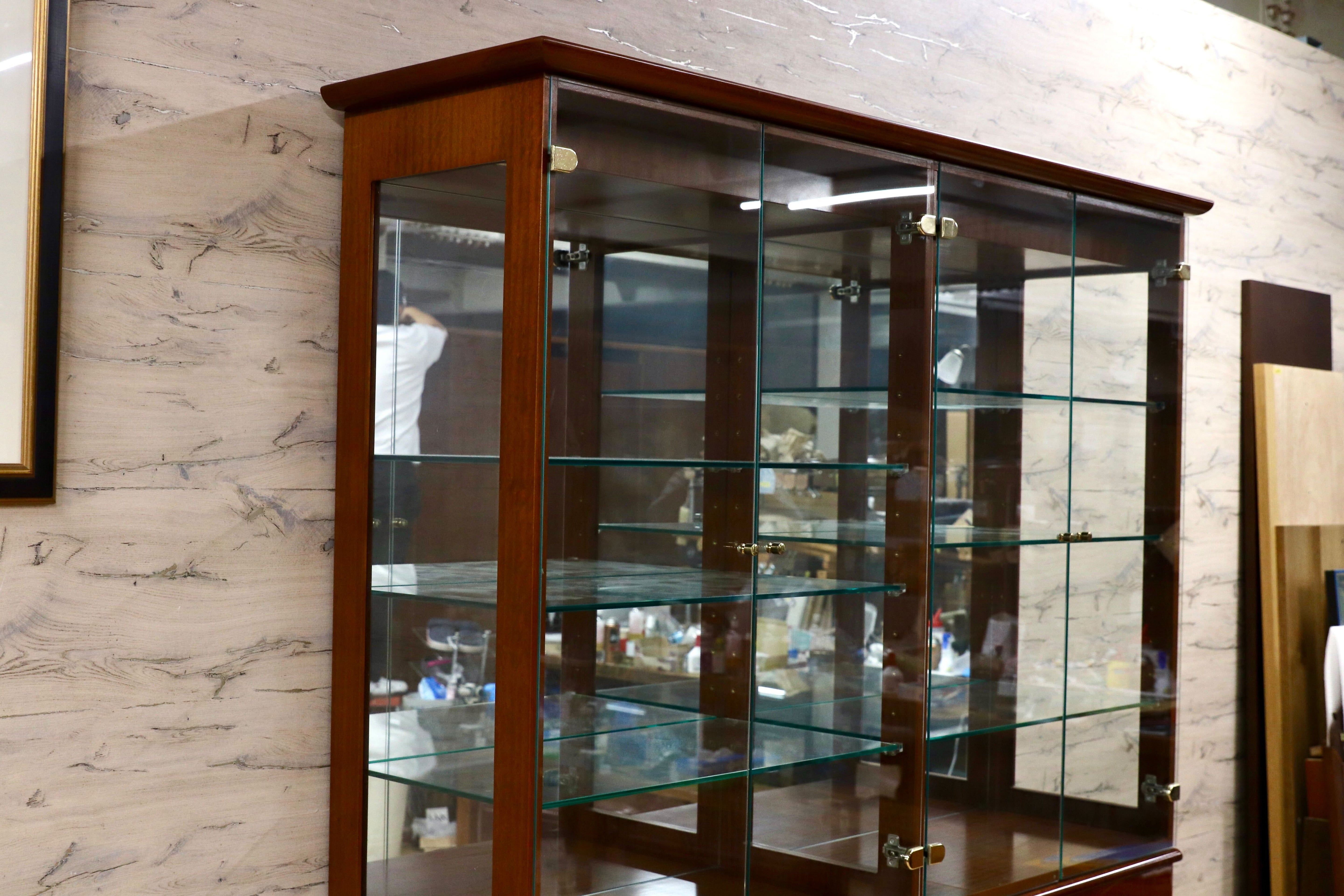 GMHK455○domani / ドマーニ Forza フォルザ 飾り棚 キャビネット リビングボード ダニエラ材 カリモク最高峰 定価約121万