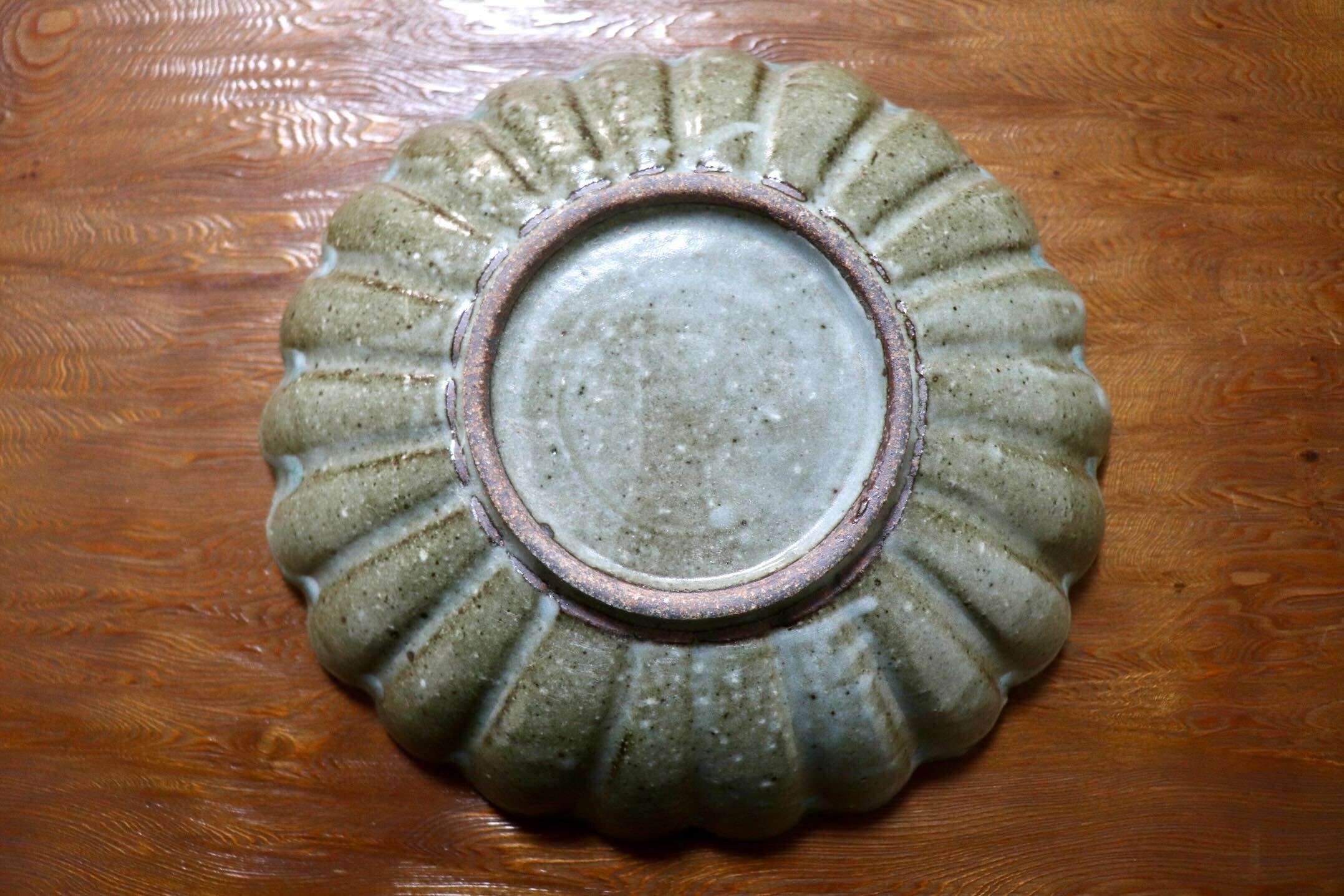 GMIO503B◯丹山窯 丹波焼 輪花鉢 陶器 丹波篠山 伝統工芸 未使用