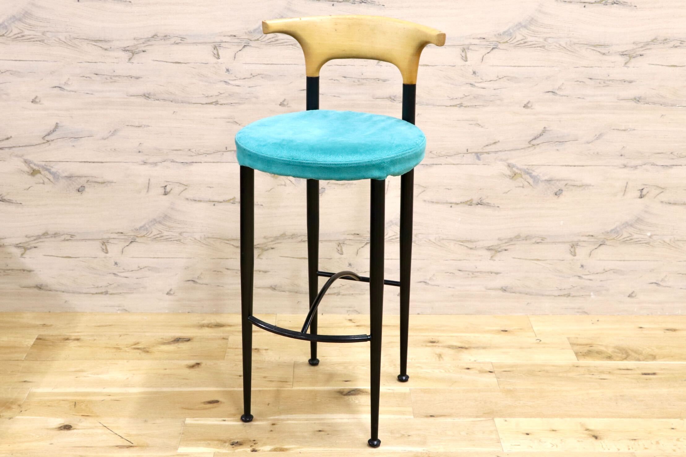 GMIS880B○モダン 北欧スタイル カウンターチェア バースツール ダイニングチェア ハイスツール スチールフレーム カバーリング