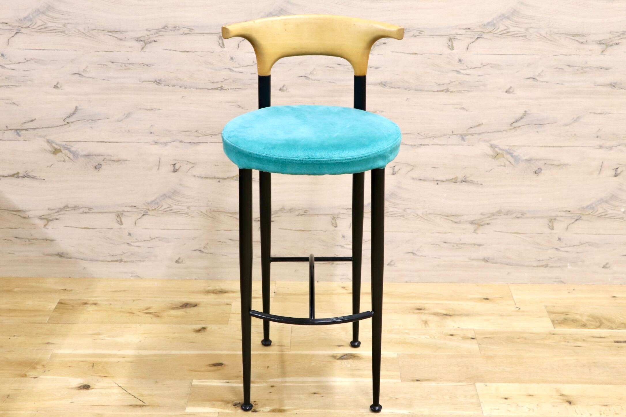 GMIS880B○モダン 北欧スタイル カウンターチェア バースツール ダイニングチェア ハイスツール スチールフレーム カバーリング