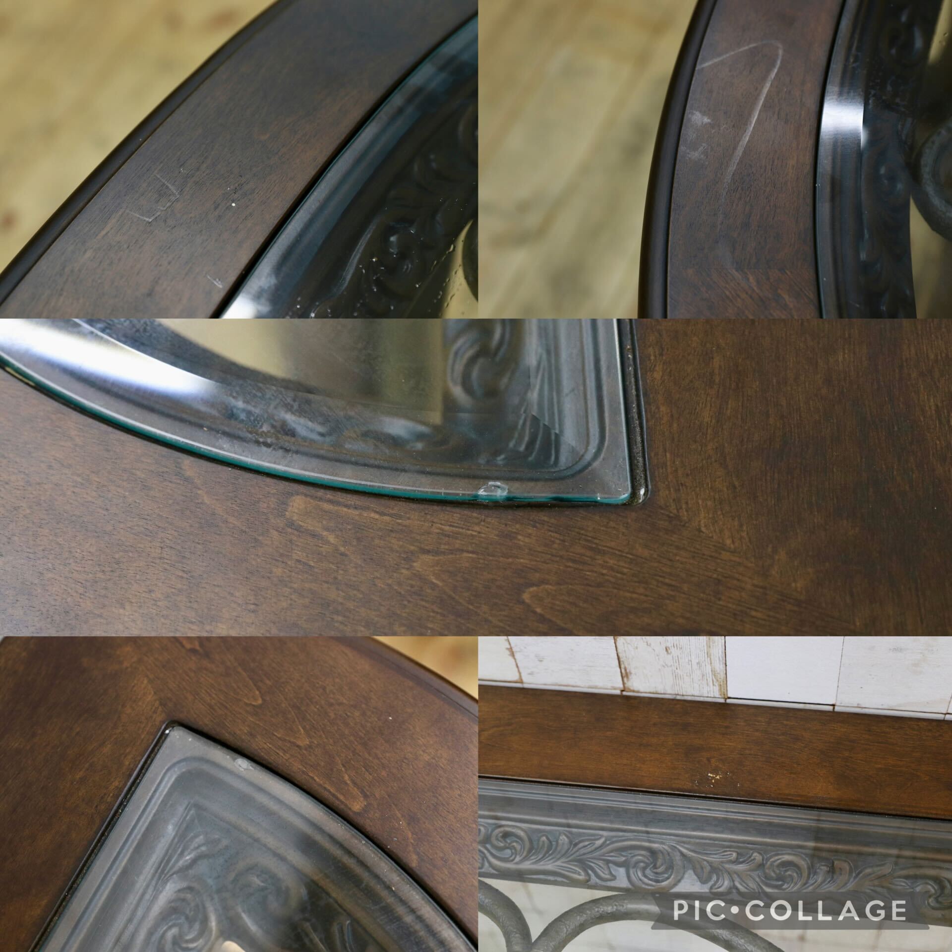 GMIK538○Signature Design by Ashley Norcastleシリーズ 半円型 コンソールテーブル 花台 クラシック アンティーク調 飾り台 定価約8.2万