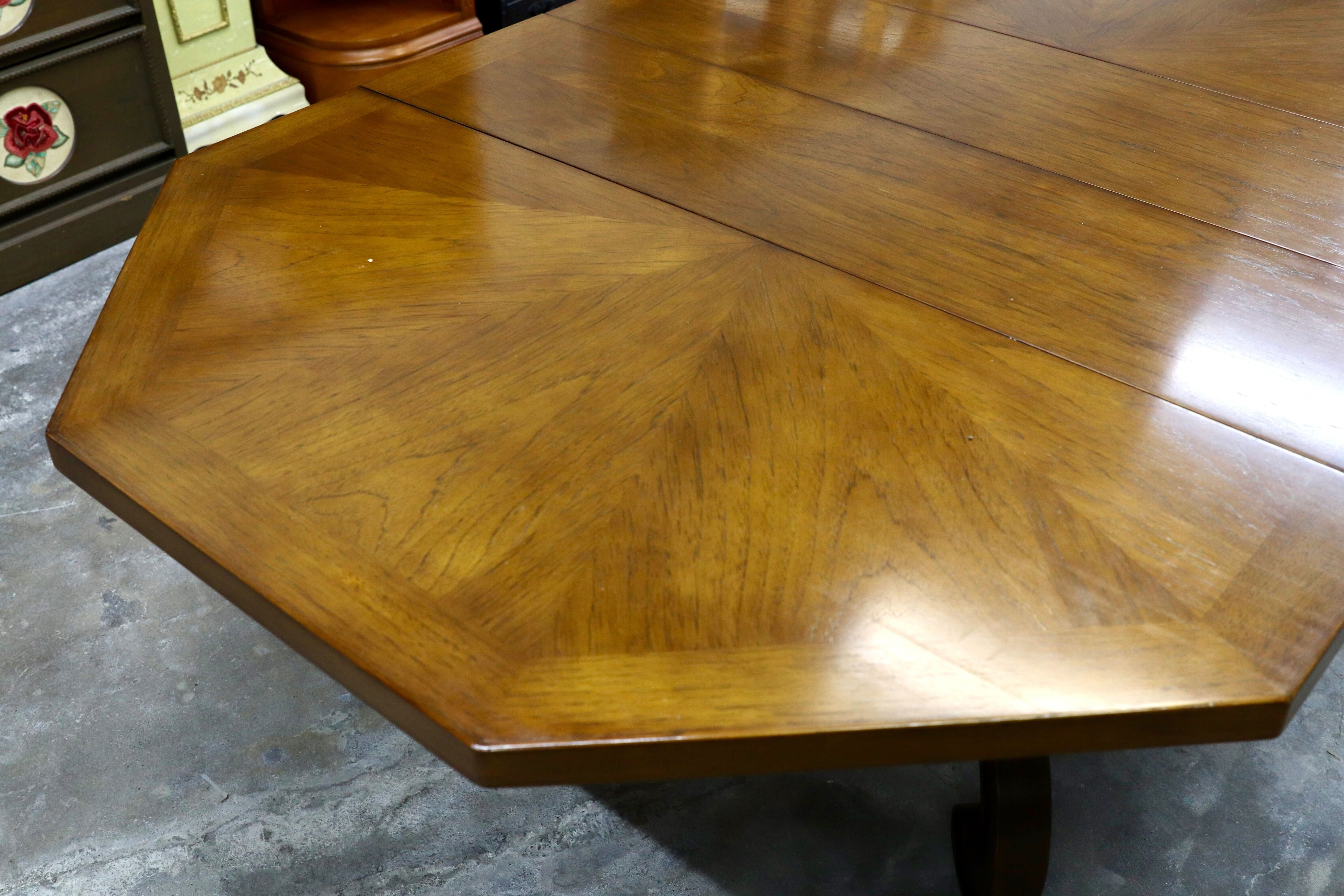 GMIK668○DREXEL HERITAGE / ドレクセルヘリテイジ エスペラント ダイニングテーブル 伸長式 クラシック 希少 ヴィンテージ 定価約66万