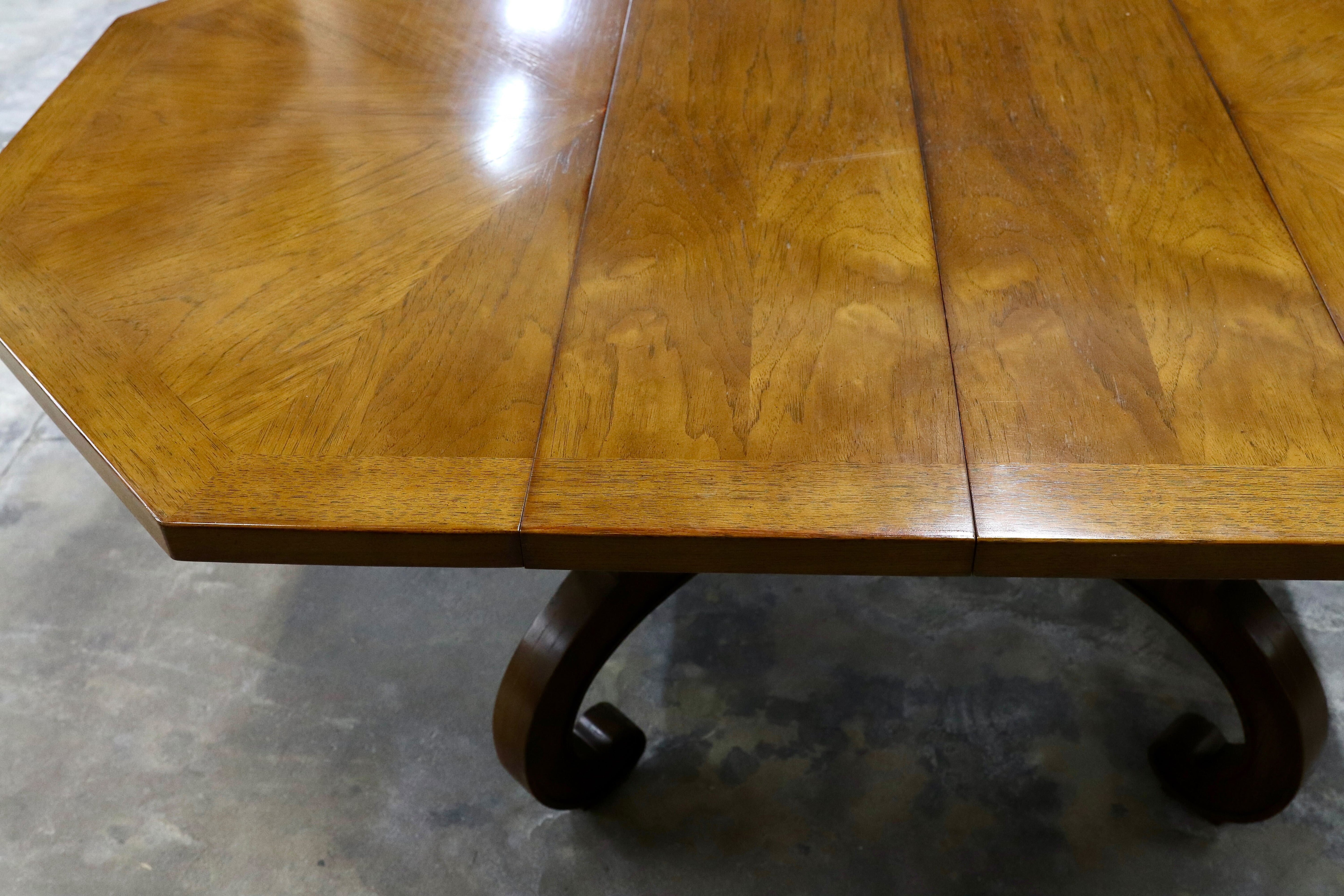 GMIK668○DREXEL HERITAGE / ドレクセルヘリテイジ エスペラント ダイニングテーブル 伸長式 クラシック 希少 ヴィンテージ 定価約66万