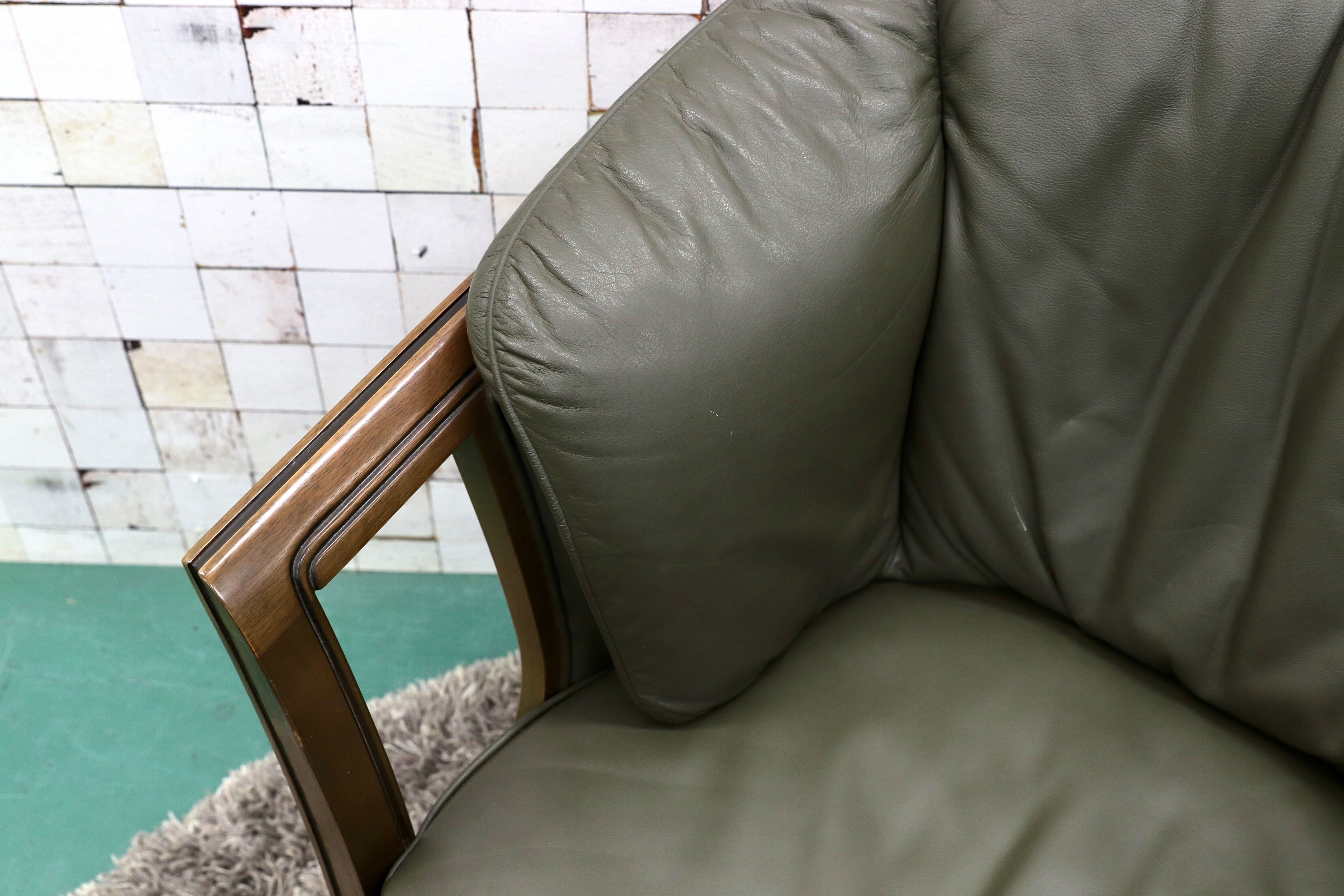 GMGK339A○maruni / マルニ ROYAL ロイヤル シャルル 地中海 1人掛けソファ ラウンジチェア 本革 クラシック 国産家具 定価約43万