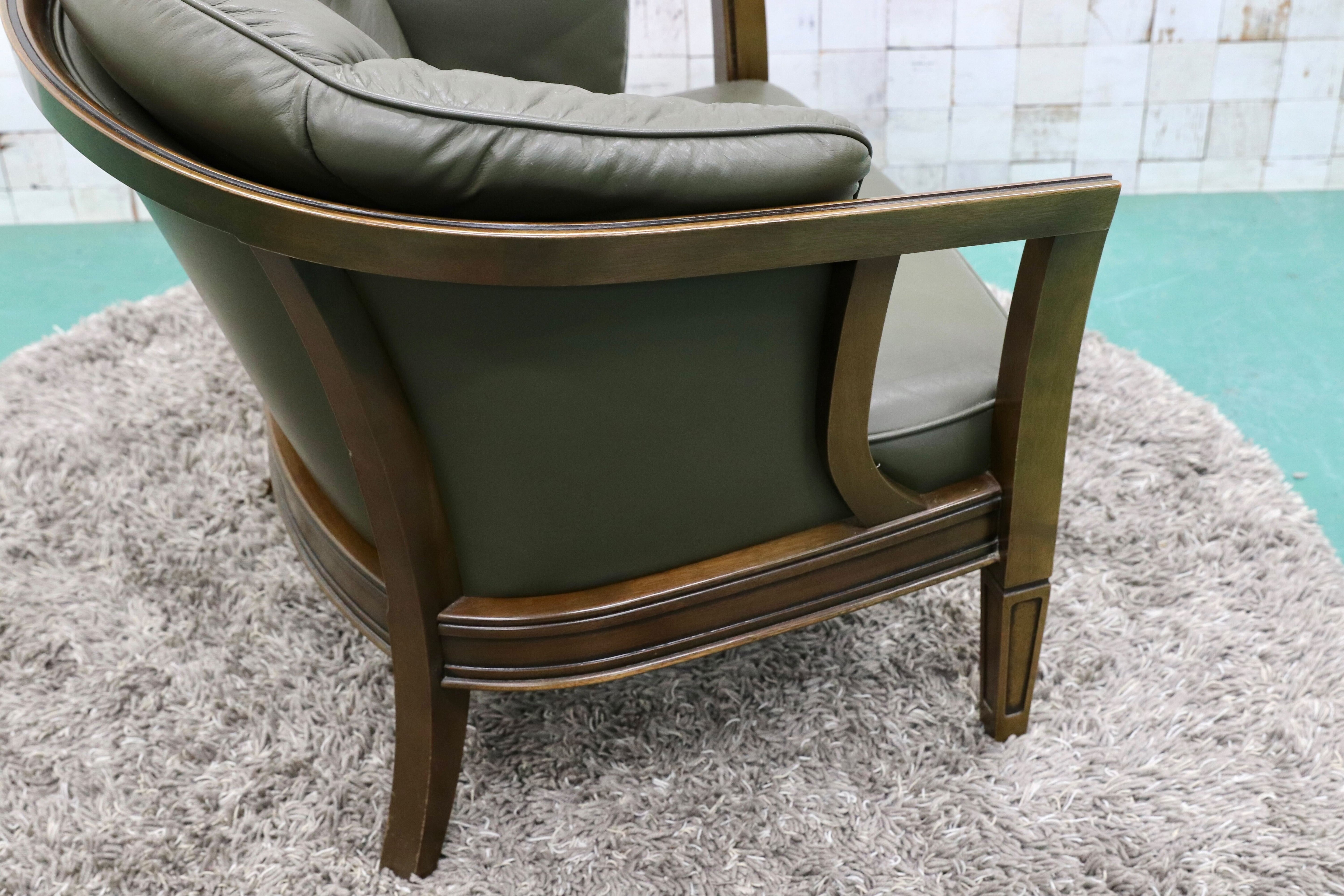 GMGK339B○maruni / マルニ ROYAL ロイヤル シャルル 地中海 1人掛けソファ ラウンジチェア 本革 クラシック 国産家具 定価約43万