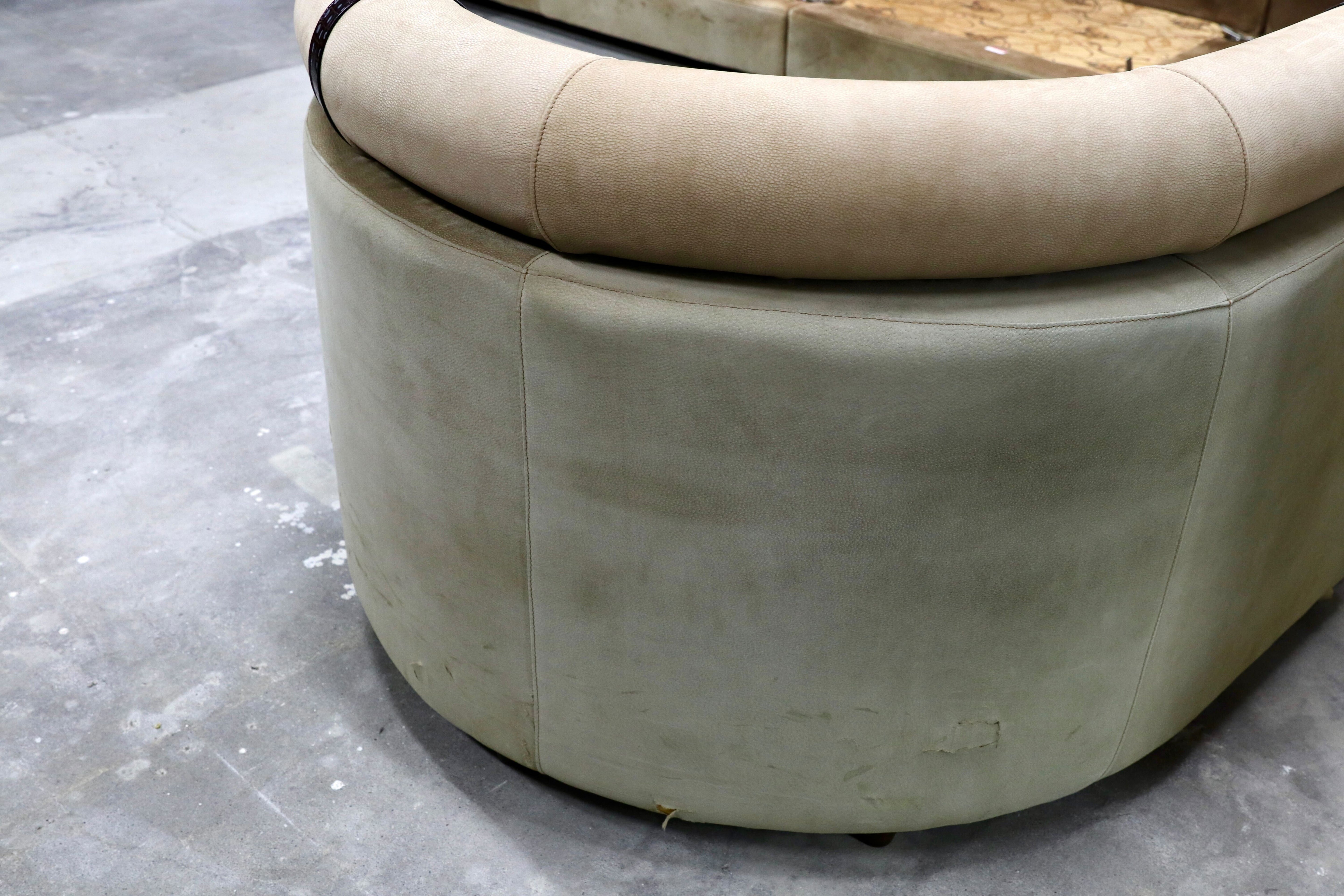 GMIK639○GUCCI / グッチ Formitalia フォルミタリア 最高級 カウチソファ セパレートソファ パオロ・グッチ イタリアモダン 約500万 稀少