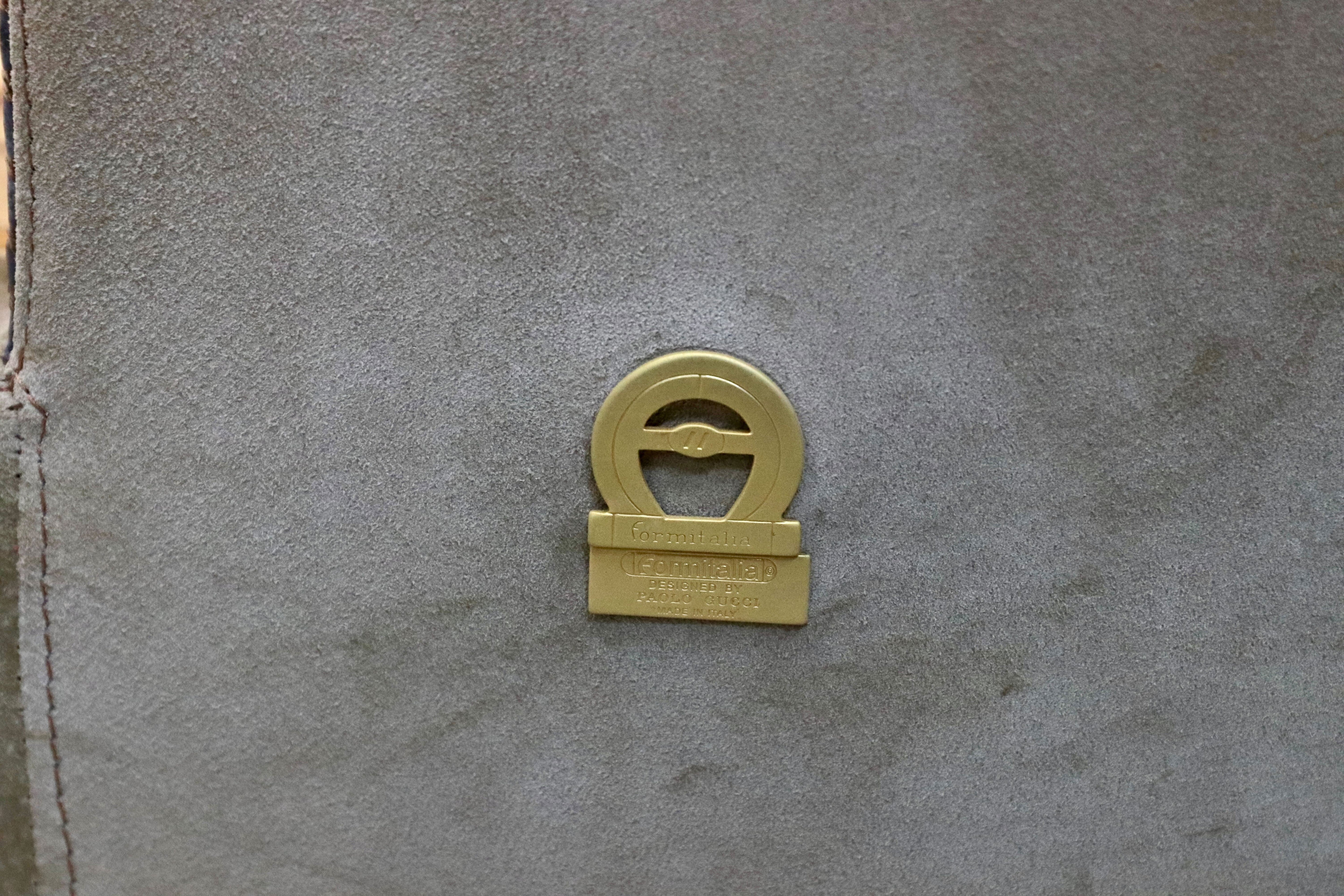 GMIK639○GUCCI / グッチ Formitalia フォルミタリア 最高級 カウチソファ セパレートソファ パオロ・グッチ イタリアモダン 約500万 稀少