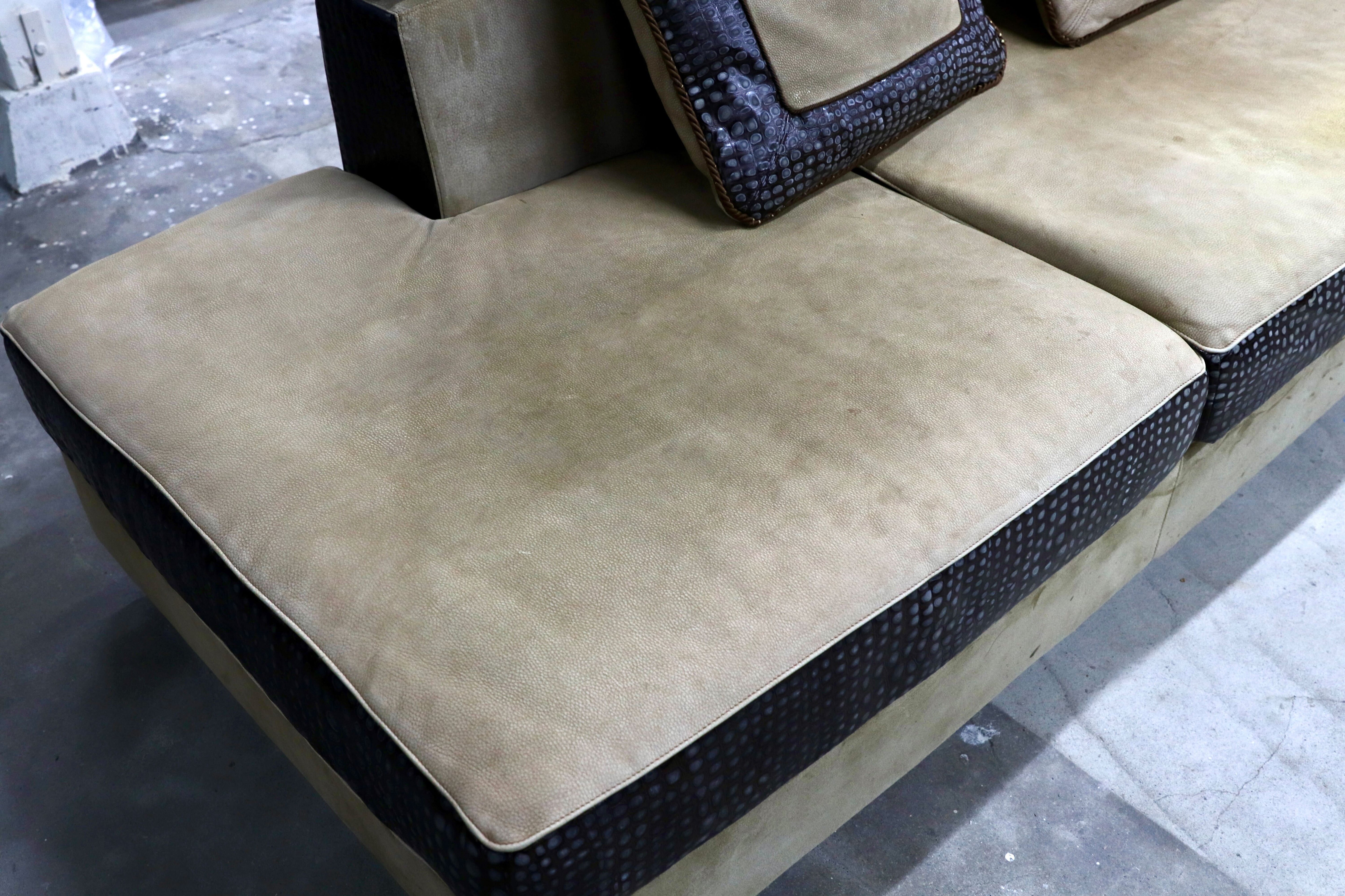 GMIK639○GUCCI / グッチ Formitalia フォルミタリア 最高級 カウチソファ セパレートソファ パオロ・グッチ イタリアモダン 約500万 稀少