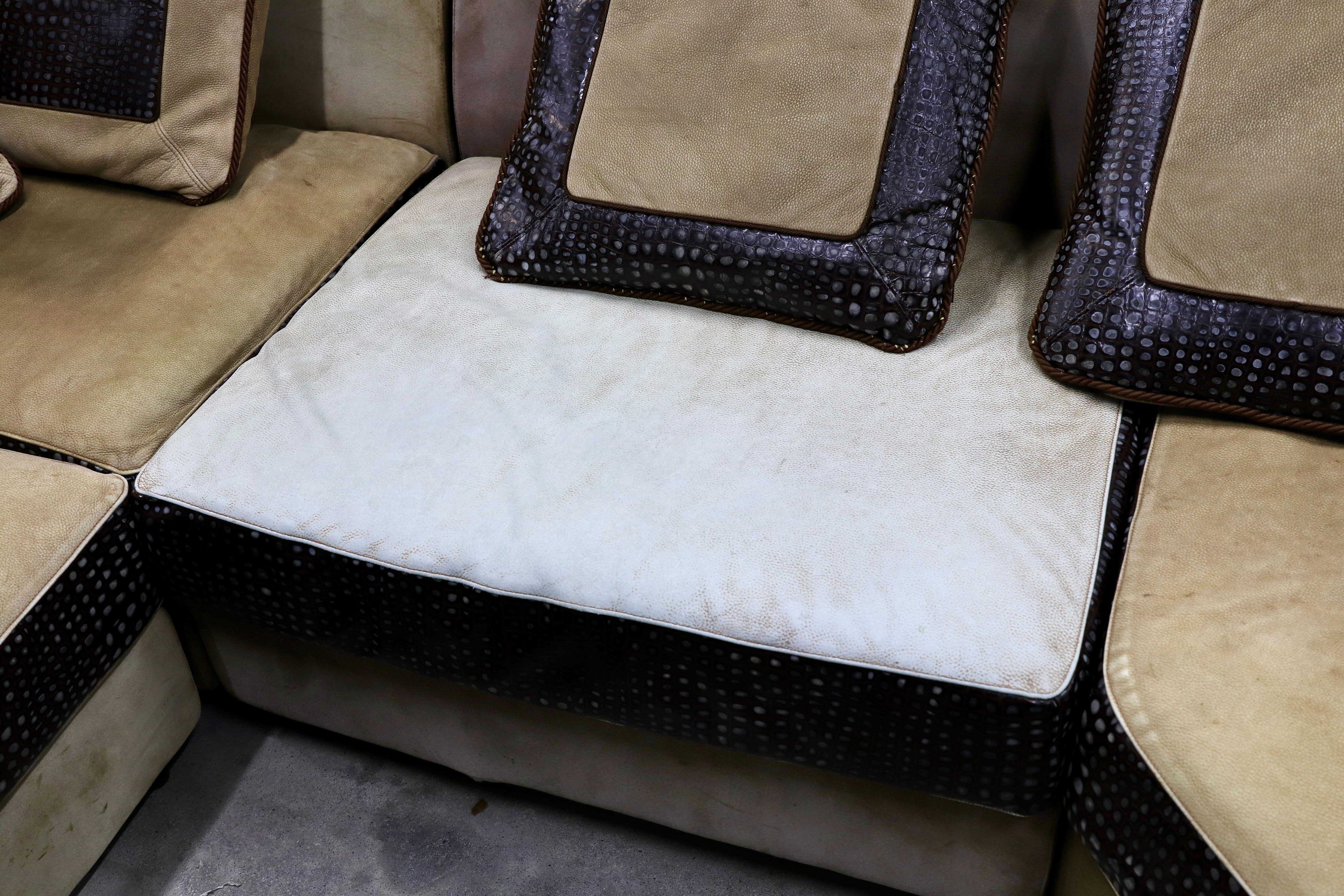 GMIK639○GUCCI / グッチ Formitalia フォルミタリア 最高級 カウチソファ セパレートソファ パオロ・グッチ イタリアモダン 約500万 稀少