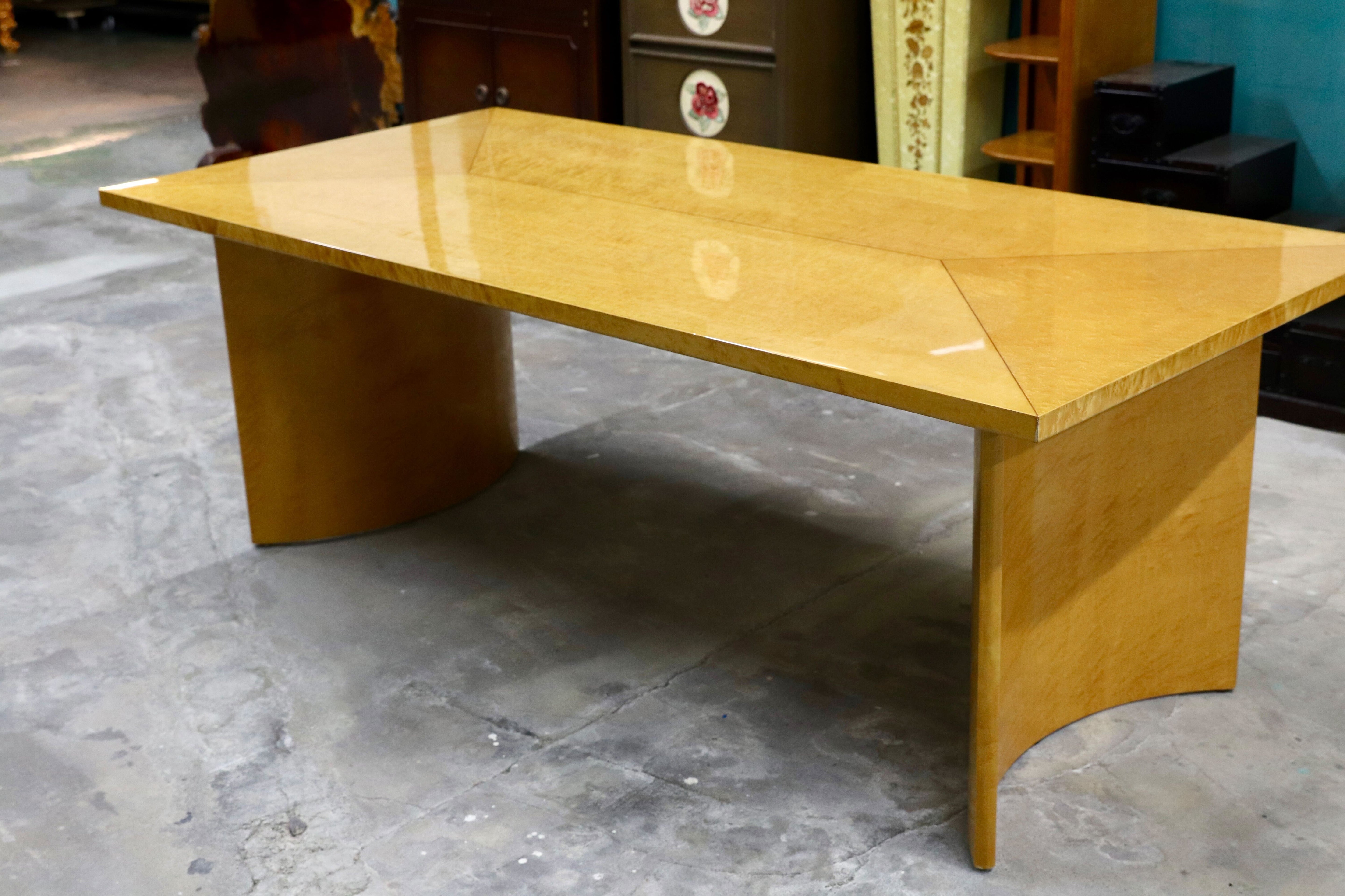 GMIK616○IDC大塚家具 スプレンダー ダイニングテーブル 食卓テーブル バーズアイメープル クラシック エレガント 机