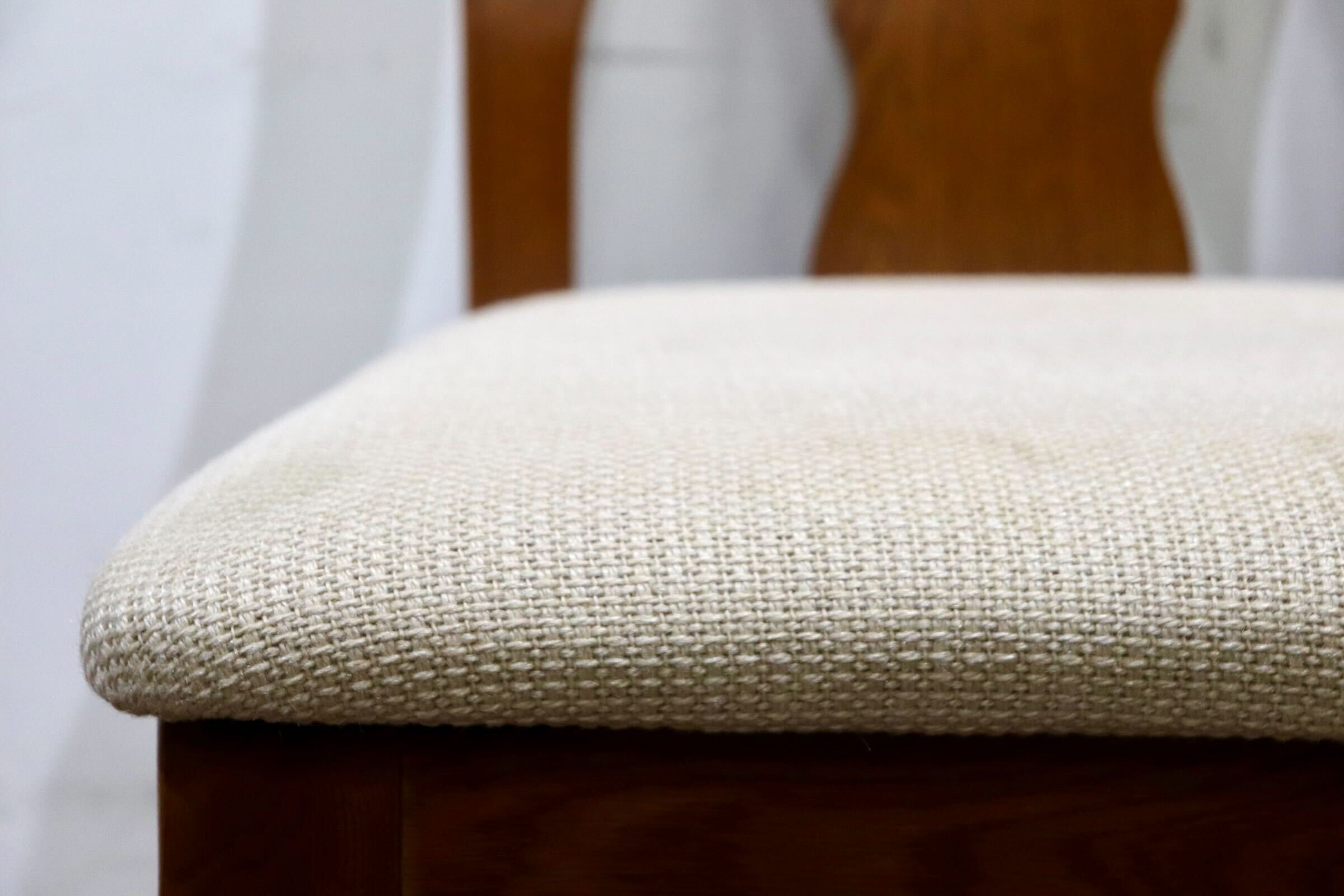 GMHH342C○IDC大塚家具 ブライトン ダイニング ダイニングチェア 食卓椅子 椅子 ファブリック アイボリー ハイバック 猫脚 クラシック