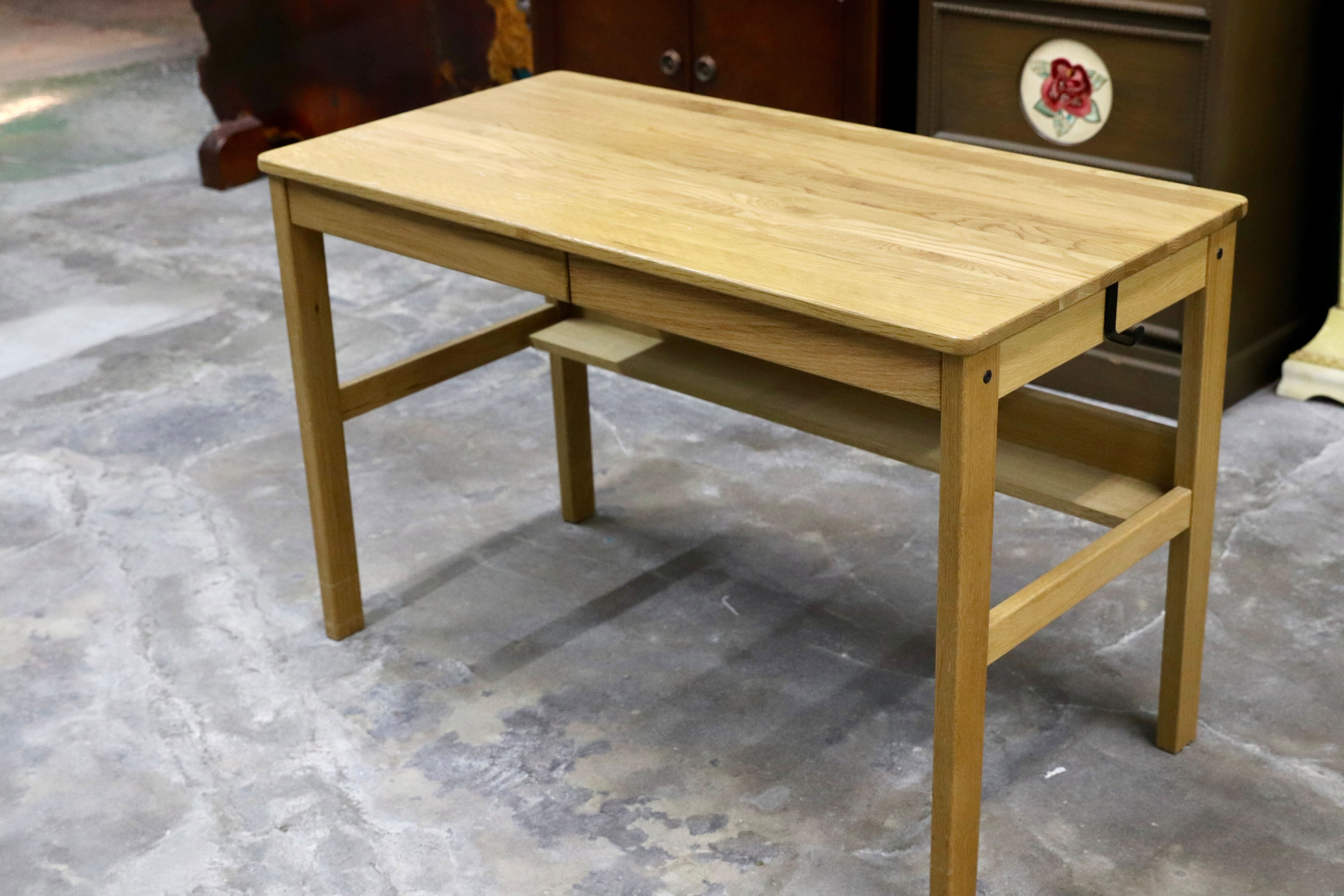 GMIK624○無印良品 / MUJI オーク材 デスク 学習机 パソコンデスク シンプル ナチュラル