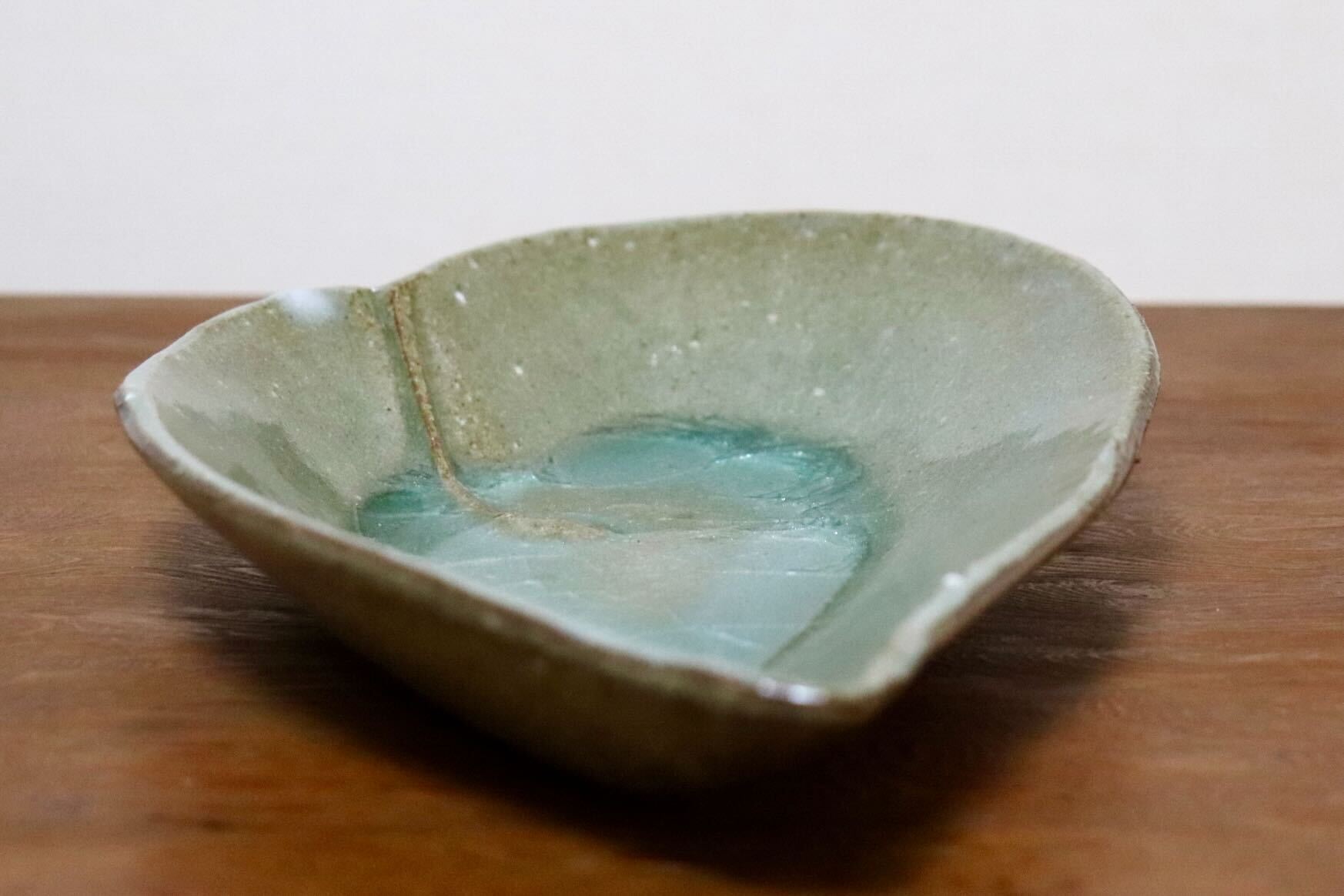GMIO495C◯丹山窯 丹波焼 葉形皿 陶器 丹波篠山 伝統工芸 未使用
