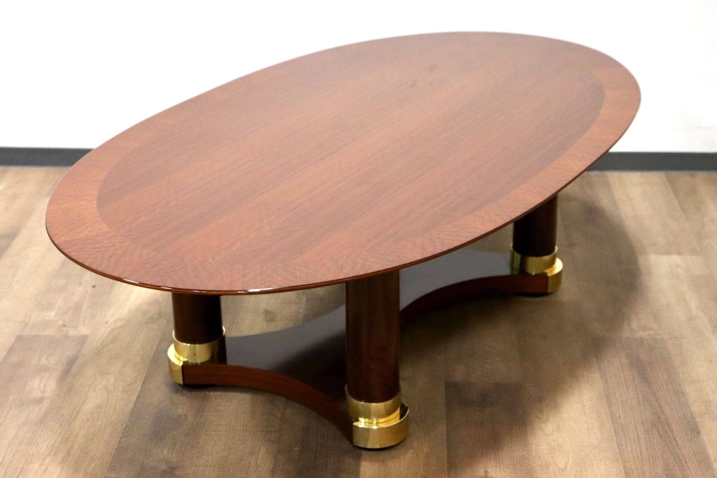 GMHS37○domani / ドマーニ Forza カクテルテーブル リビングテーブル ダニエラ材 グロッシーアンバー色 カリモク最高峰 定価約95万 美品