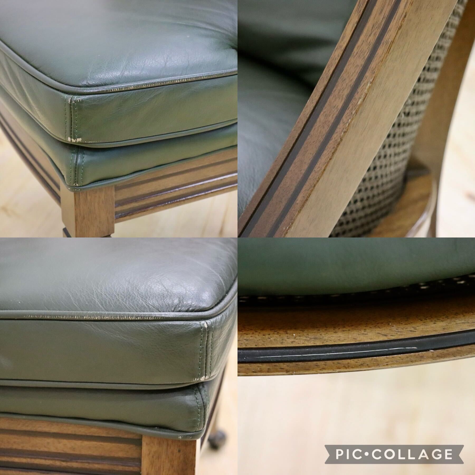 GMHK106A○maruni / マルニ 地中海ロイヤル ROYAL シャルル パーティチェア ダイニングチェア 椅子 キャスター 本革 クラシック 定価約25万