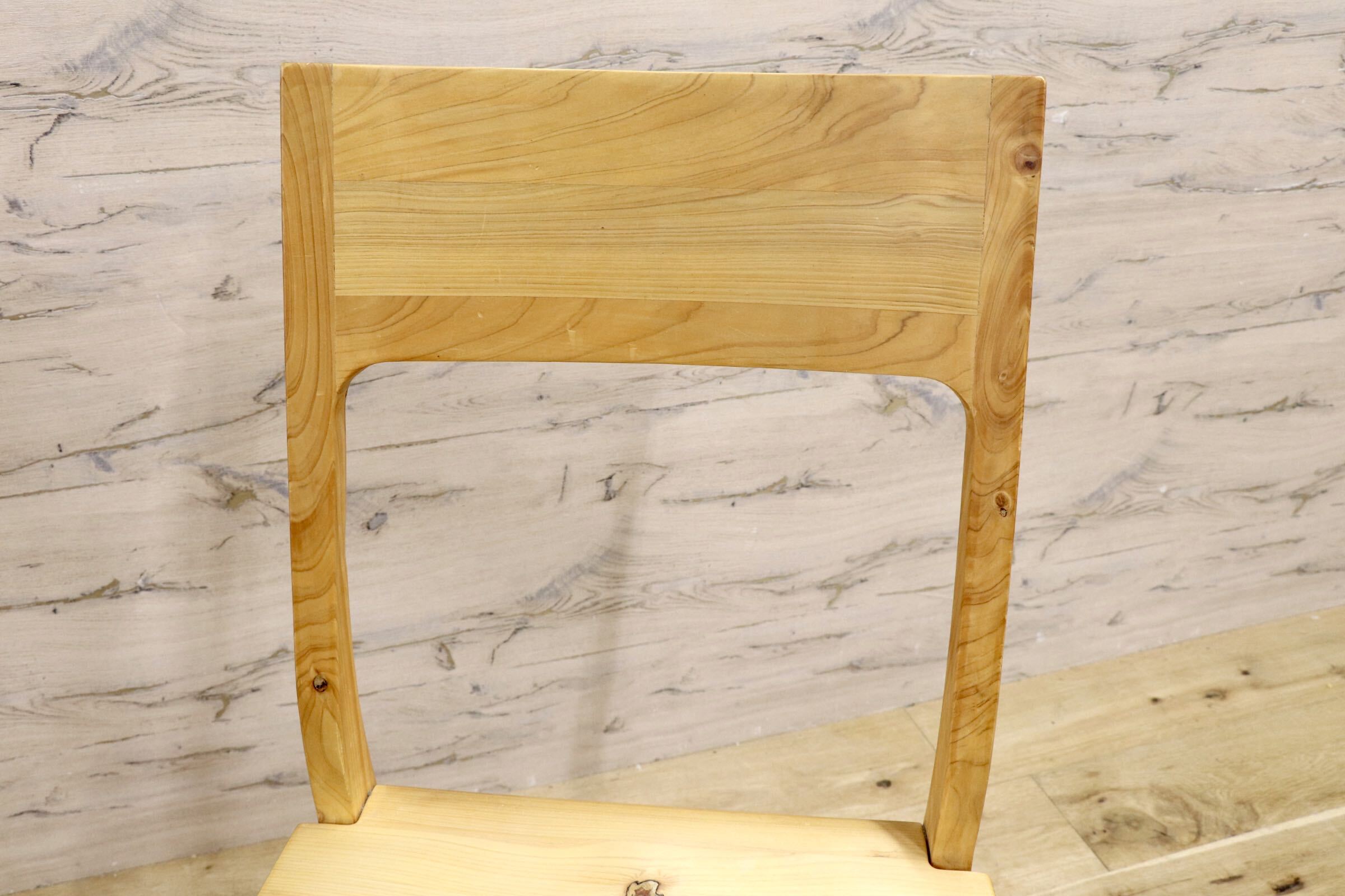 GMJH136B○SHIGIYAMA / シギヤマ家具 凪 チェア ダイニングチェア 食卓椅子 アームレスチェア ヒノキ材 ナチュラル シンプル 2脚セット