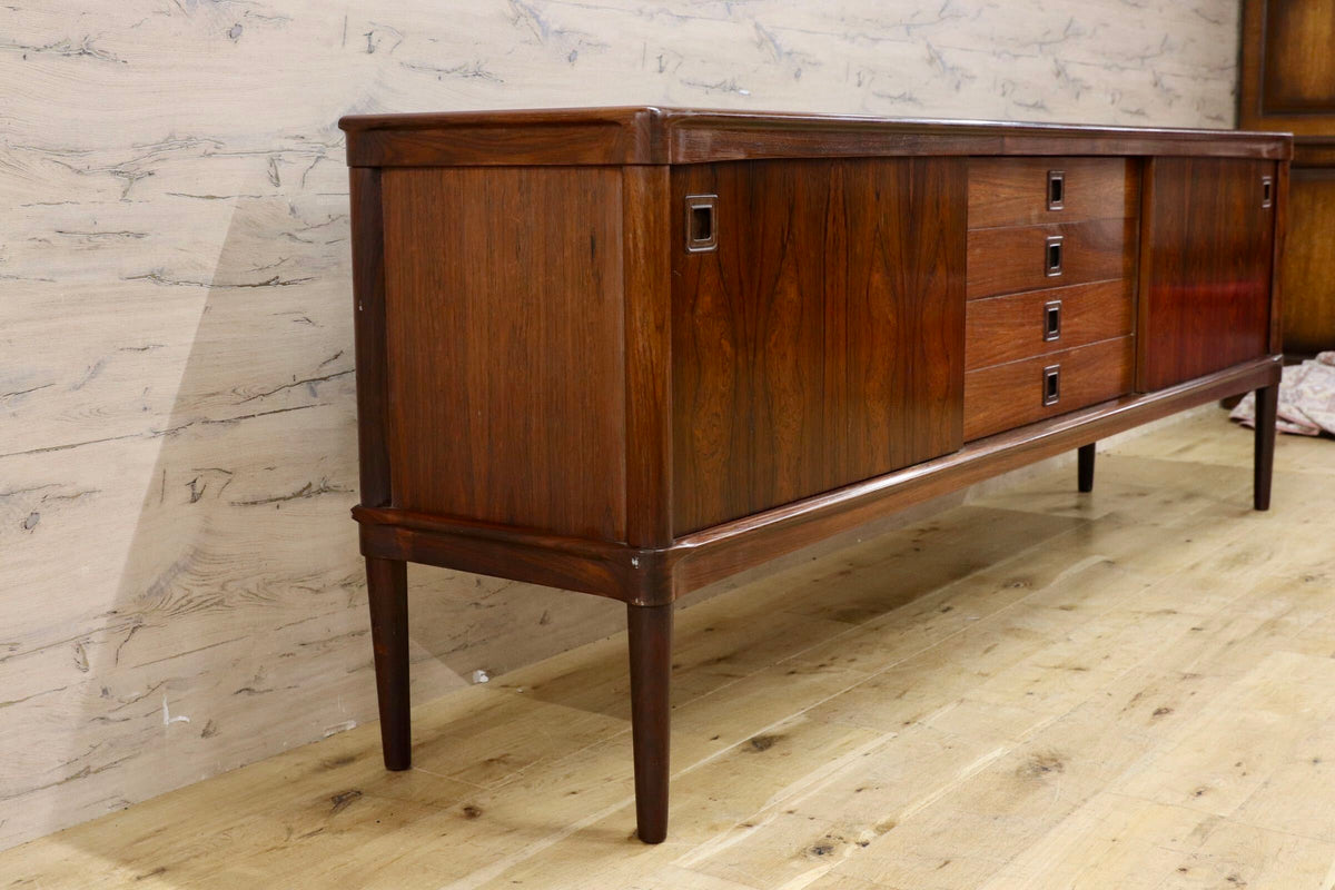 GMJH397○BRAMIN / ブラーミン Model 322 サイドボード H.W.Klein ローズウッド デンマーク製 北欧ヴィンテージ ミッドセンチュリー 稀少