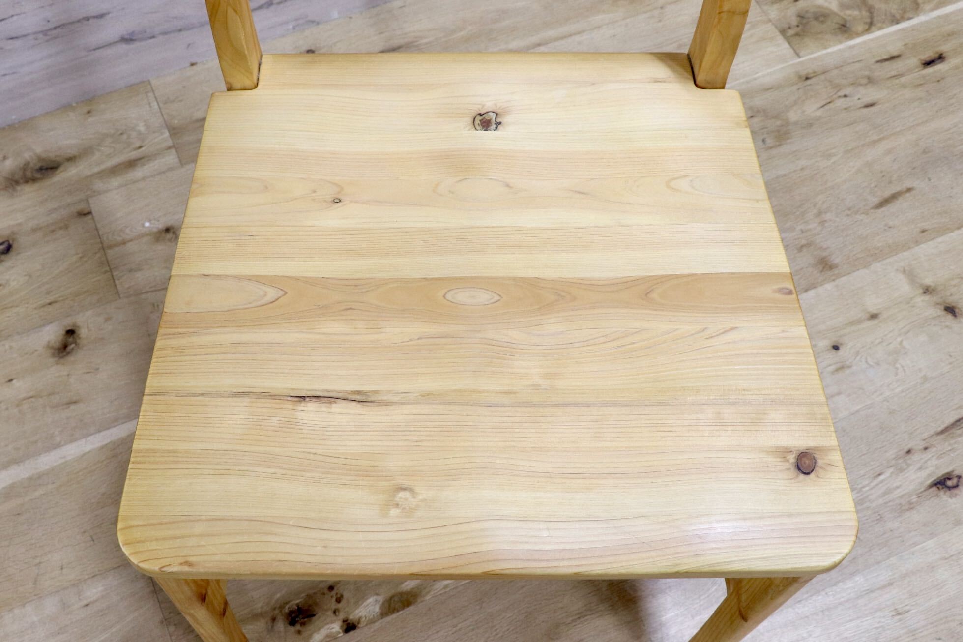 GMJH136B○SHIGIYAMA / シギヤマ家具 凪 チェア ダイニングチェア 食卓椅子 アームレスチェア ヒノキ材 ナチュラル シンプル 2脚セット
