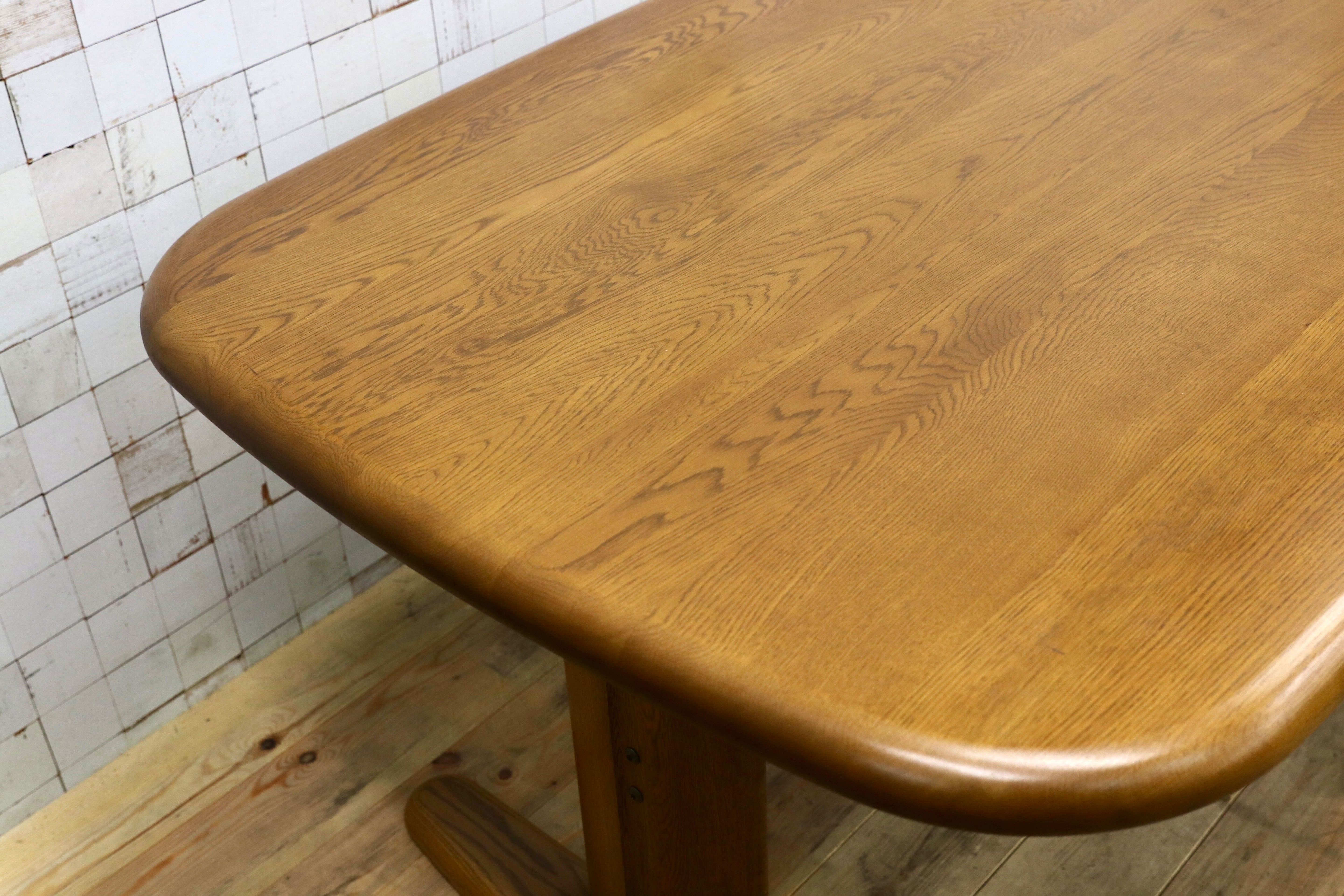 GMHH455○浜本工芸 / HAMAMOTO ダイニングテーブル 食卓テーブル 楢材 IDC大塚家具 展示品