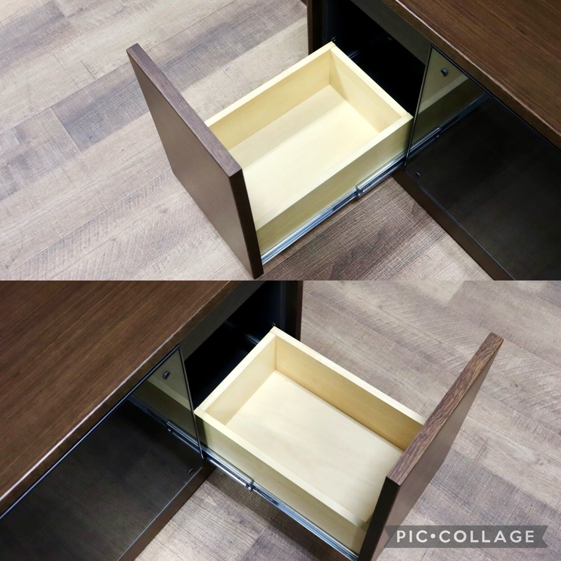 GMGK93○karimoku / カリモク ピオグランデ 壁面 TVボード AVボード リビングボード キャビネット 収納家具 モダン 定価約56万 展示品