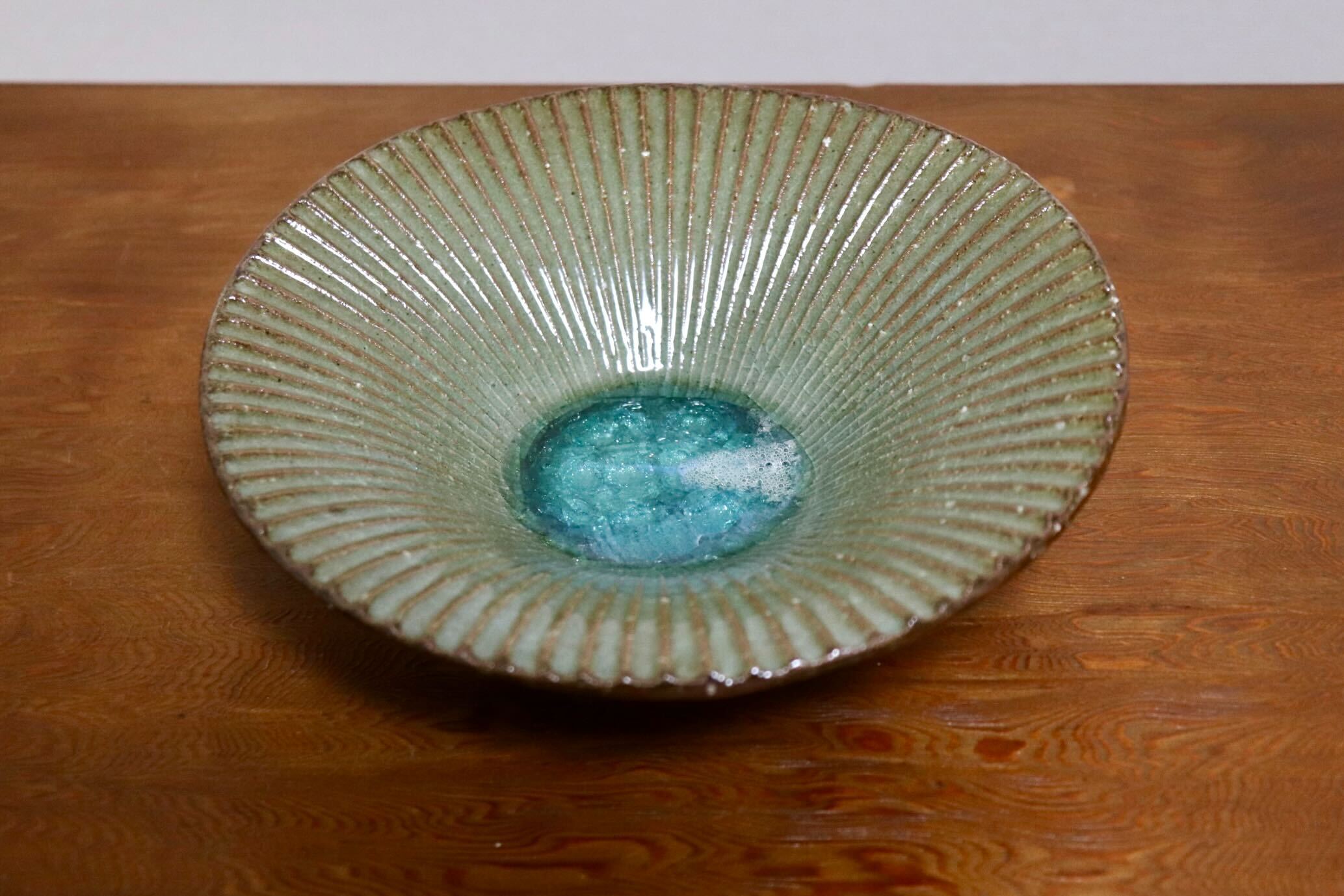 GMIO500F◯丹山窯 丹波焼 傘皿 陶器 丹波篠山 伝統工芸 未使用